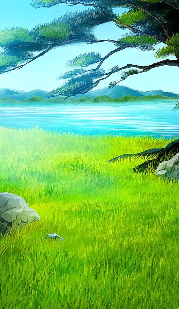 Anime Grass Field Wallpapers