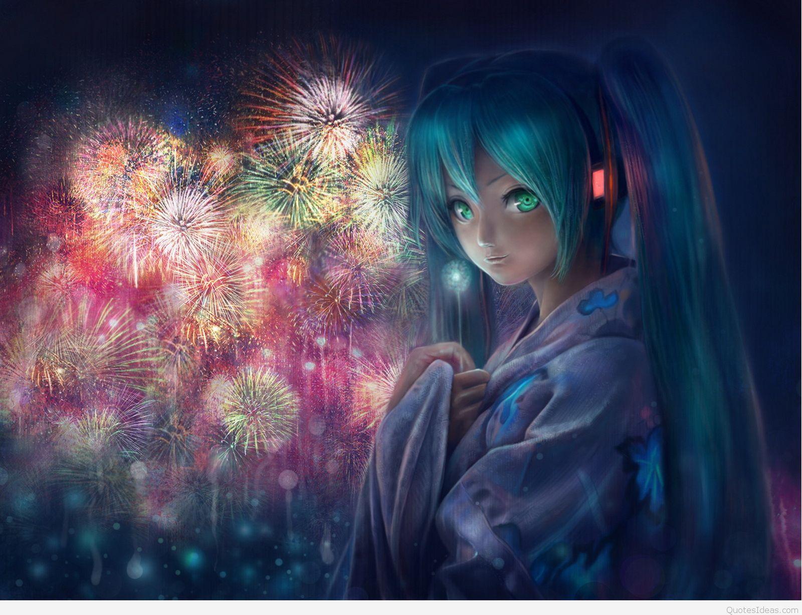 Anime Happy New Year Wallpapers