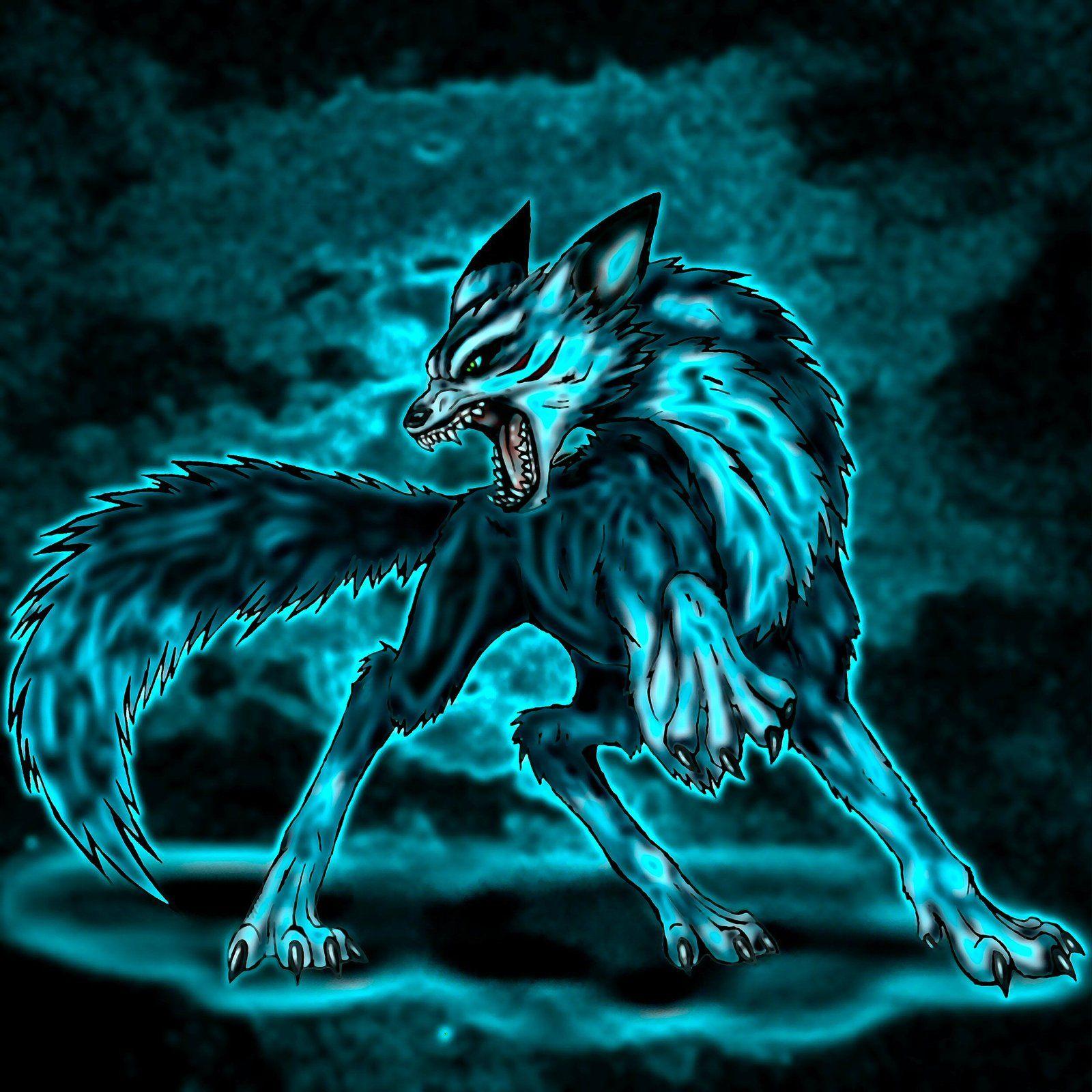 Anime Ice Wolf Wallpapers