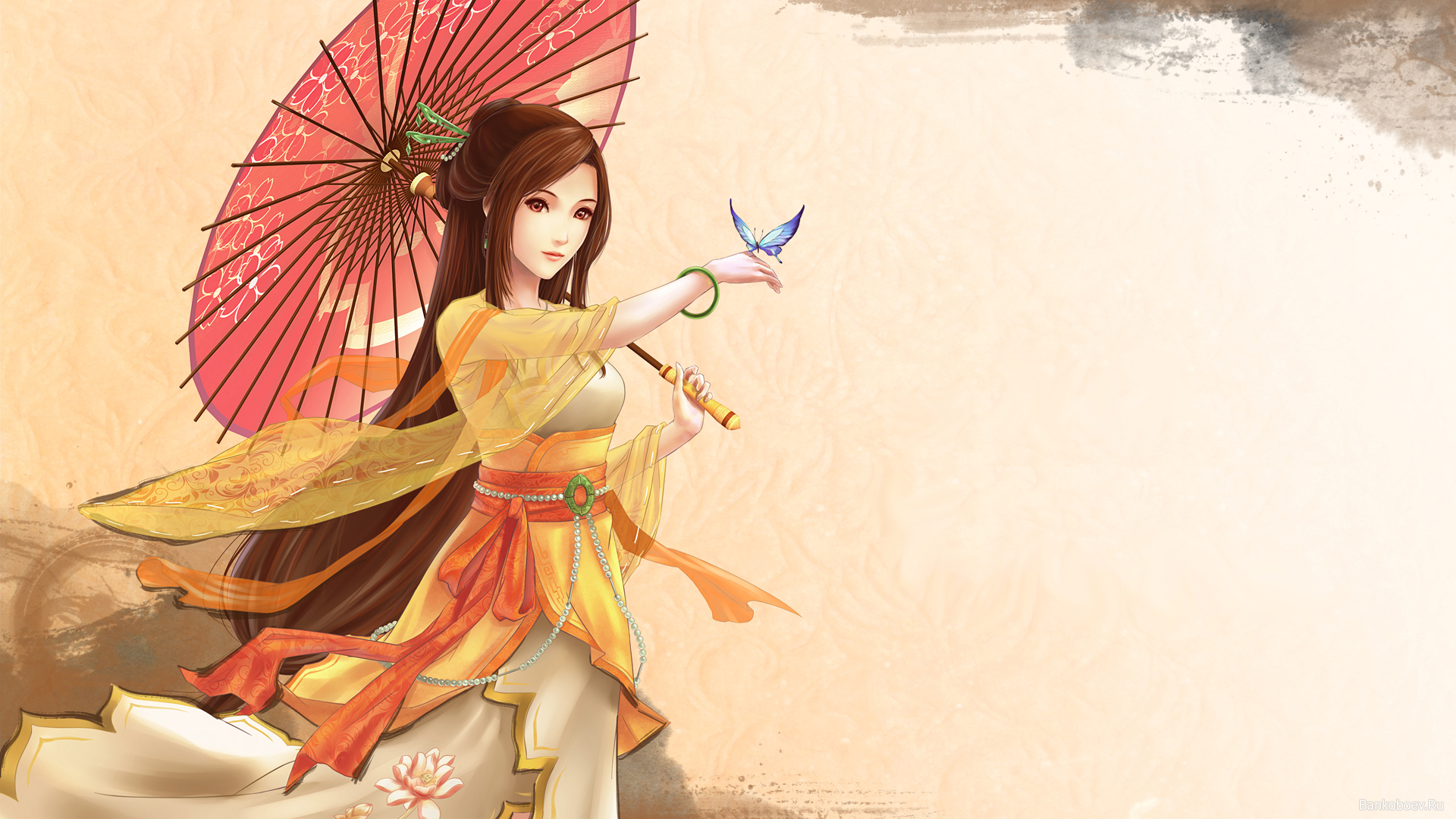 Anime Kimono Girl Wallpapers