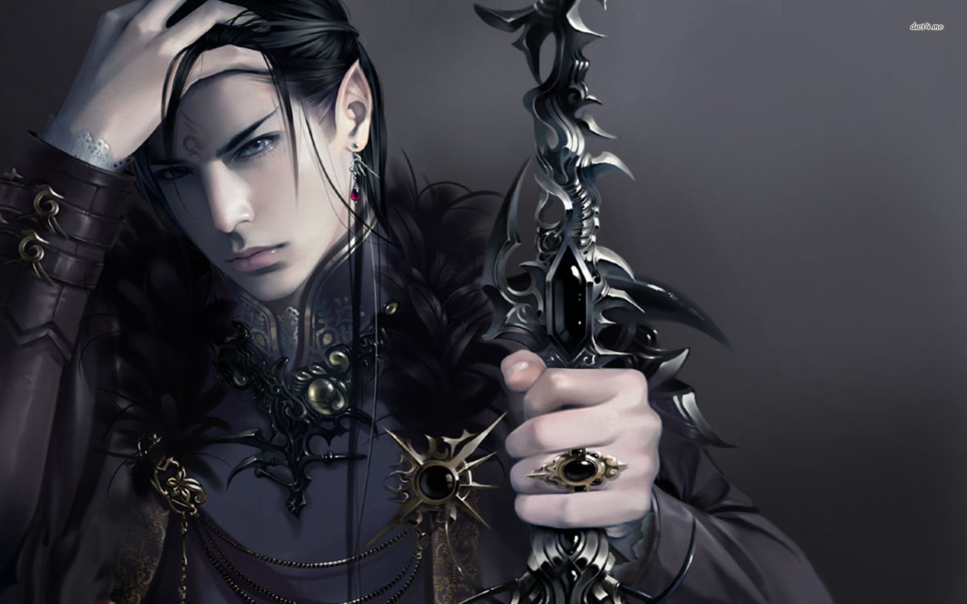 Anime Male Elf Warrior Wallpapers