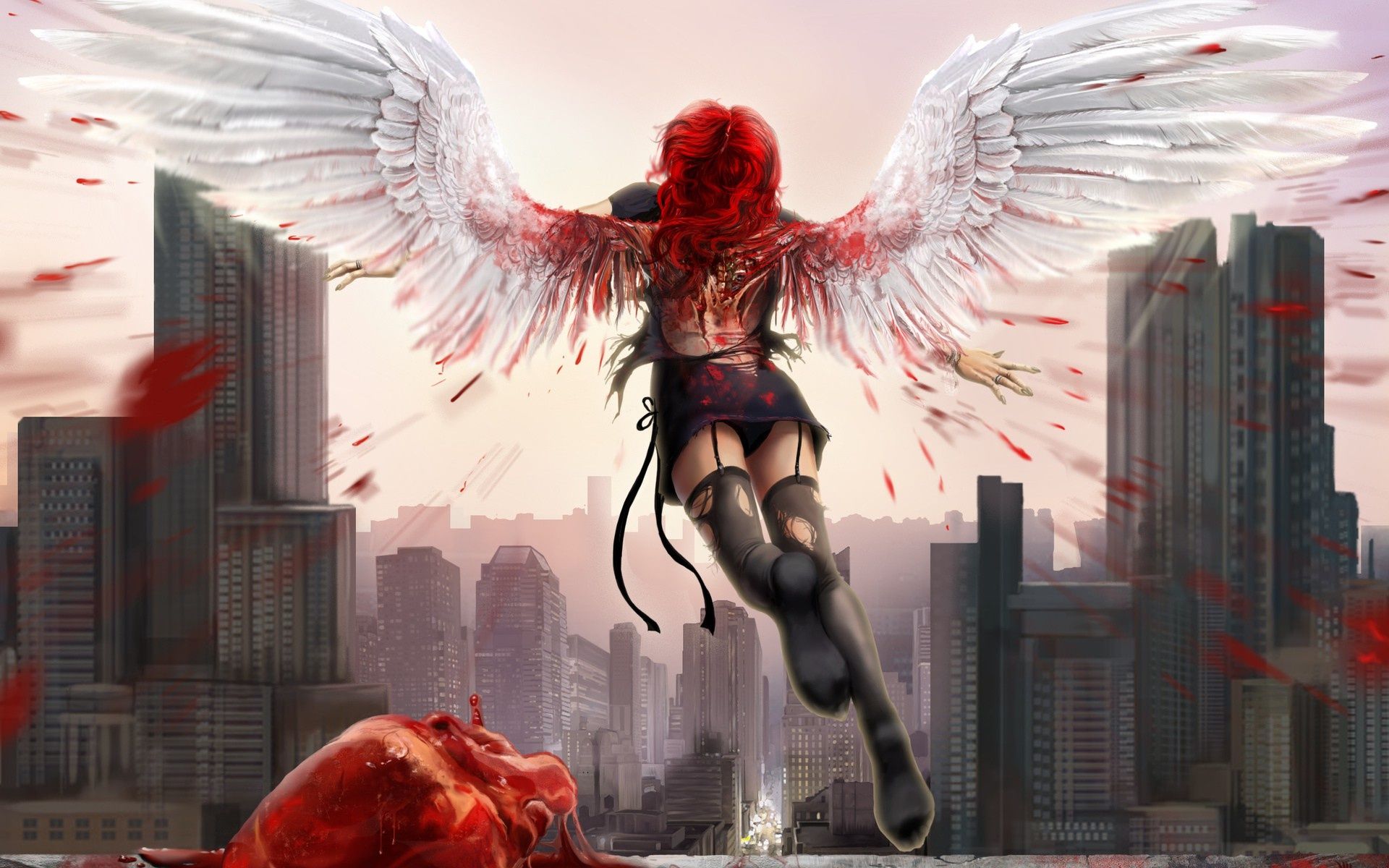 Anime Male Fallen Angel Wallpapers