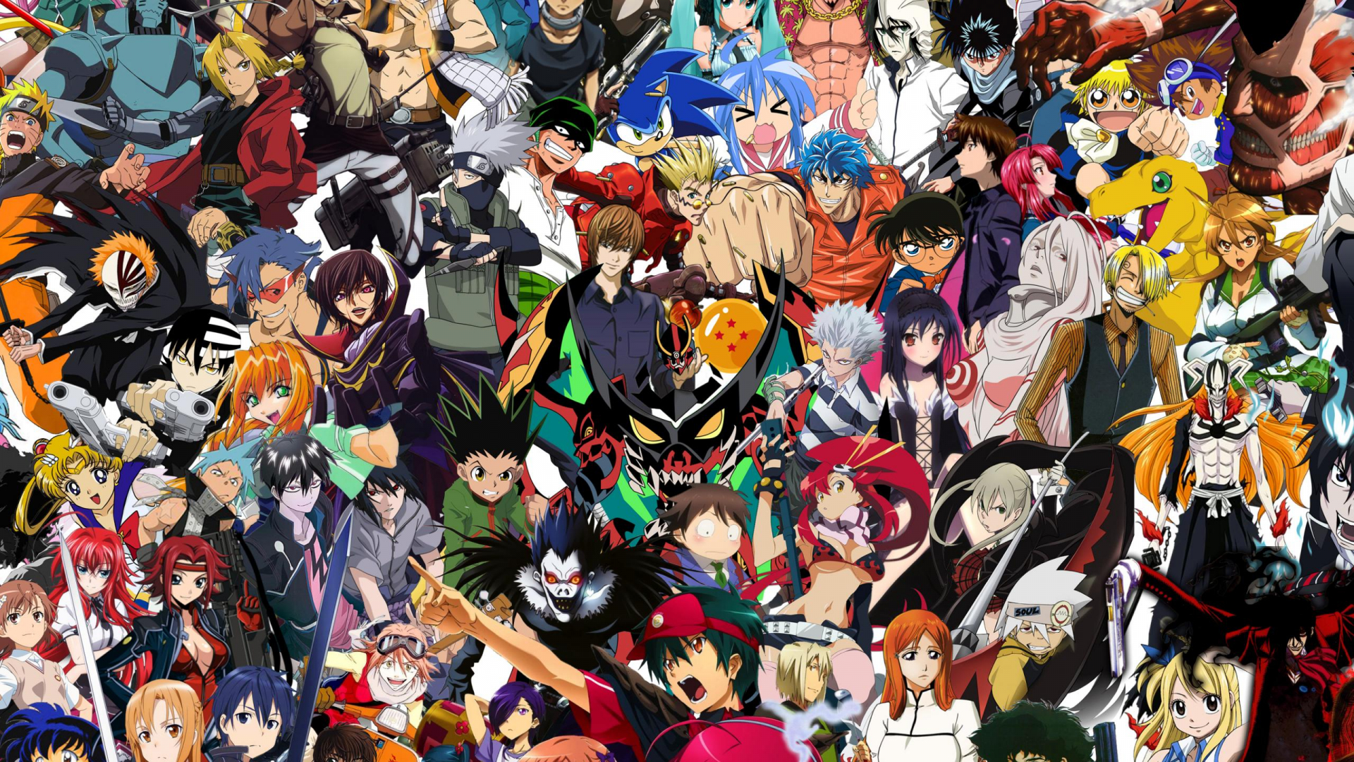 Anime Mashup Wallpapers