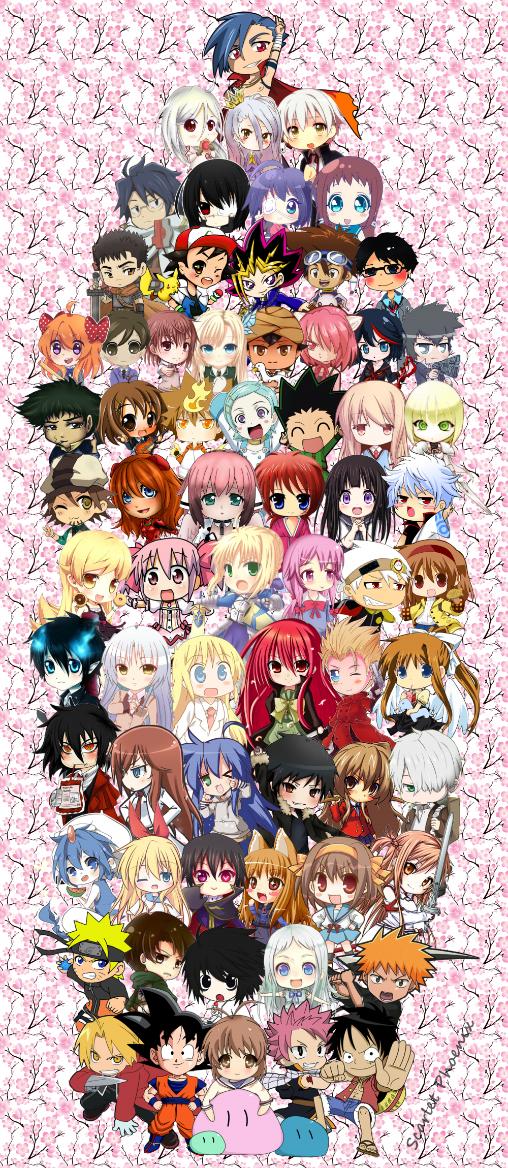 Anime Mashup Iphone Wallpapers