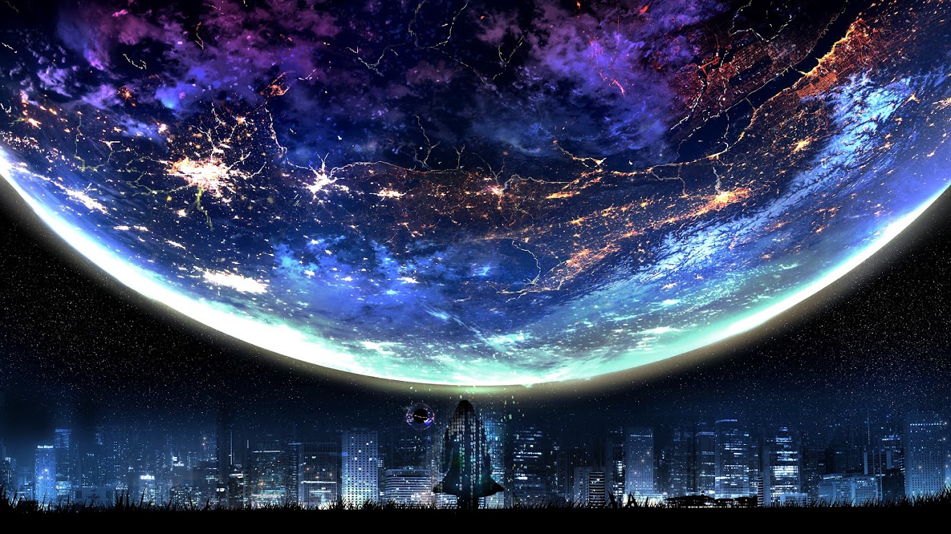 Anime Night City Hd Wallpapers