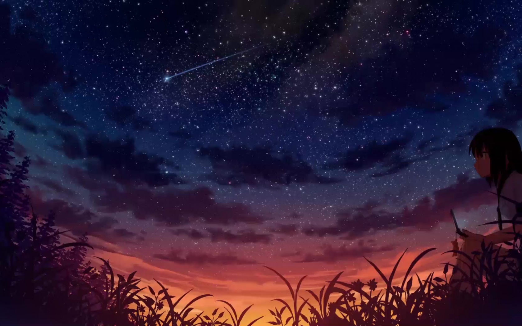 Anime Night Sky Wallpapers