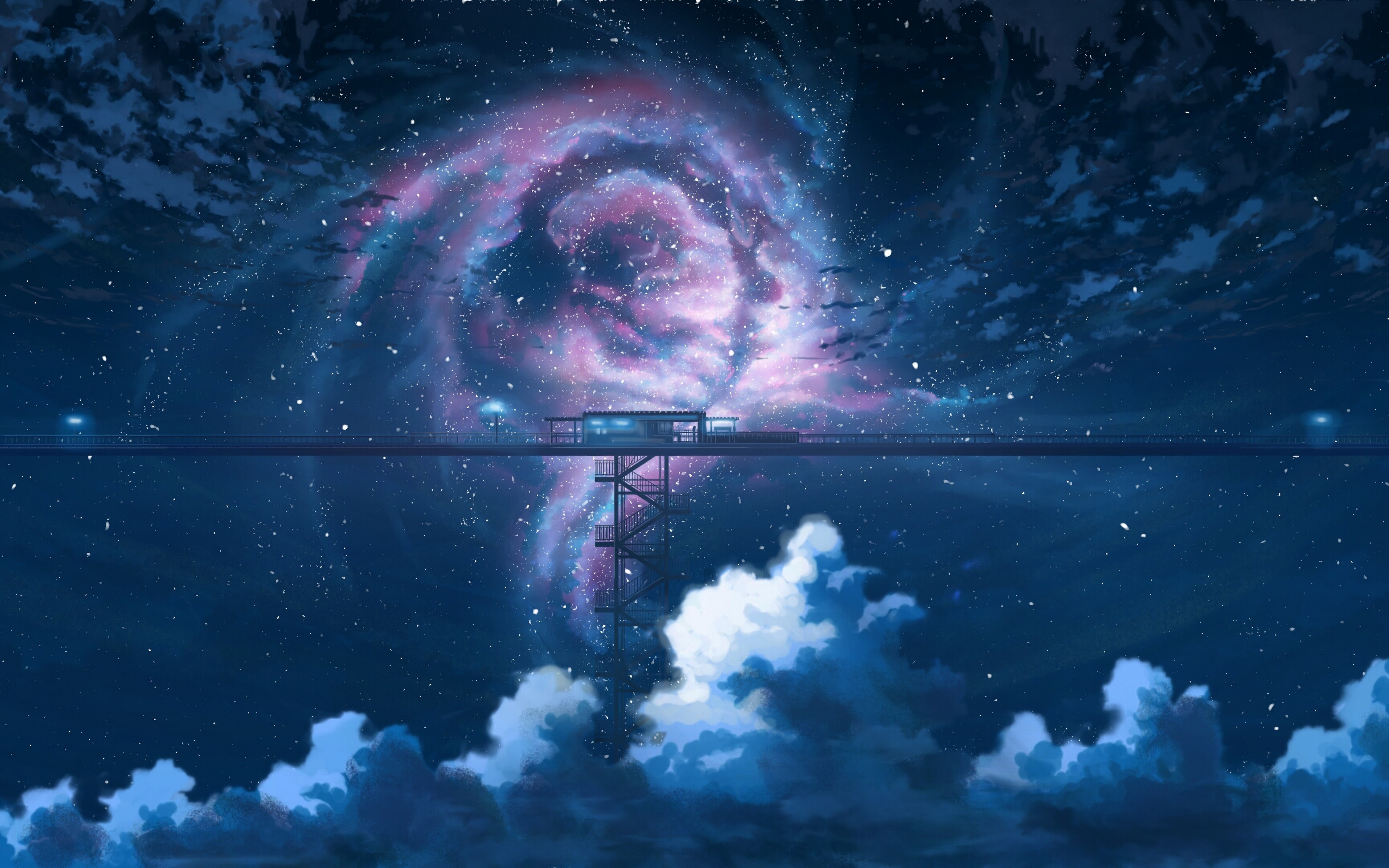 Anime Night Sky Wallpapers