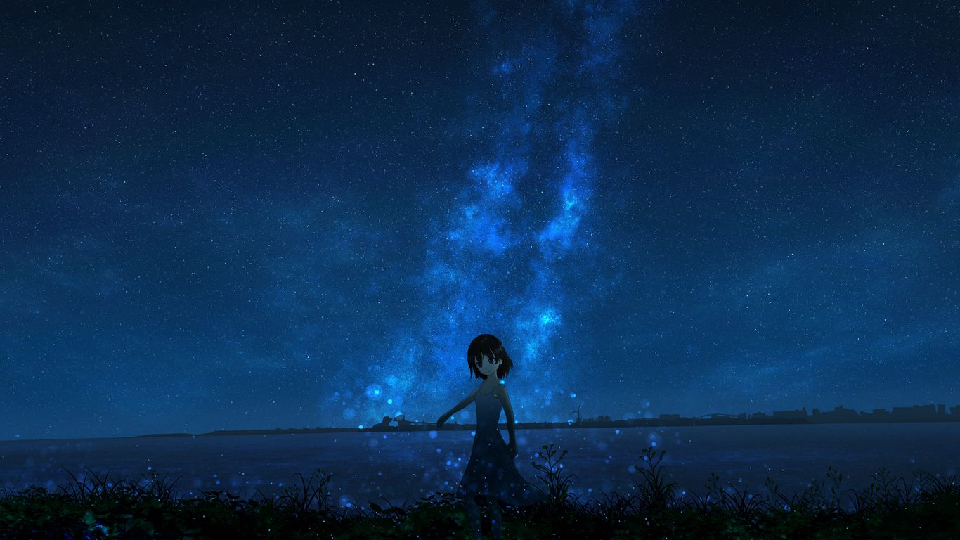 Anime Night Sky Wallpapers