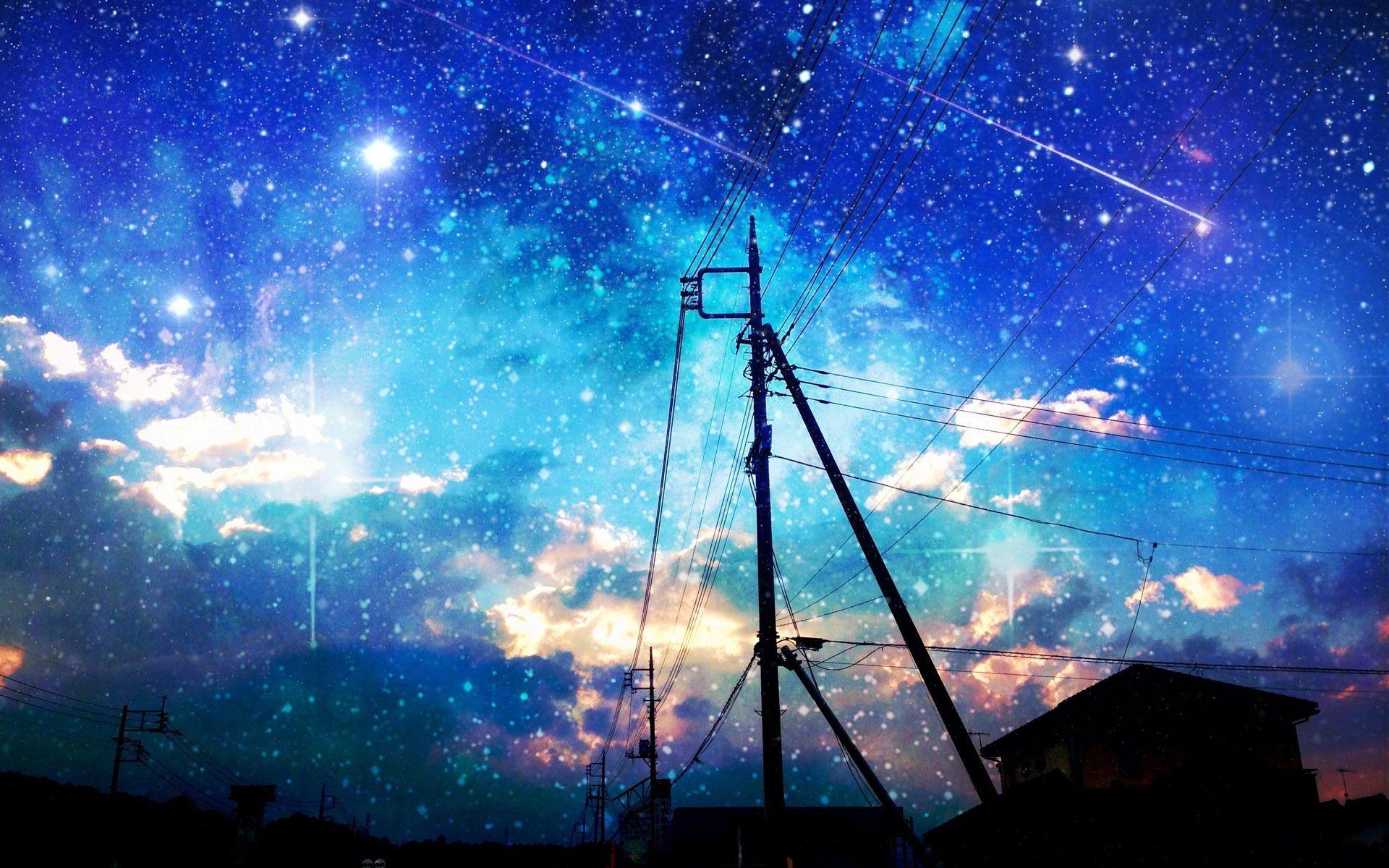 Anime Night Sky Wallpapers