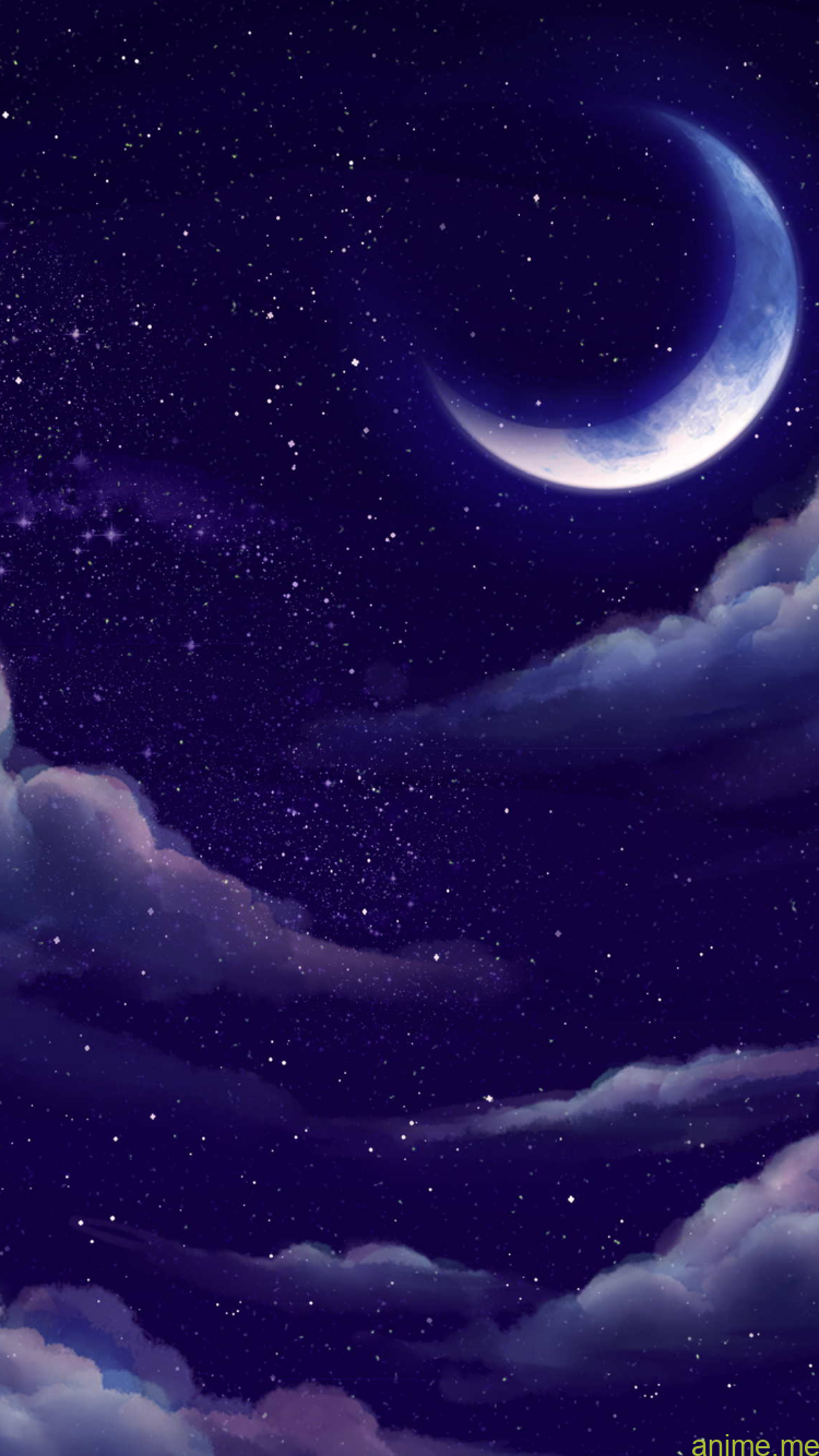 Anime Night Time Sky Wallpapers