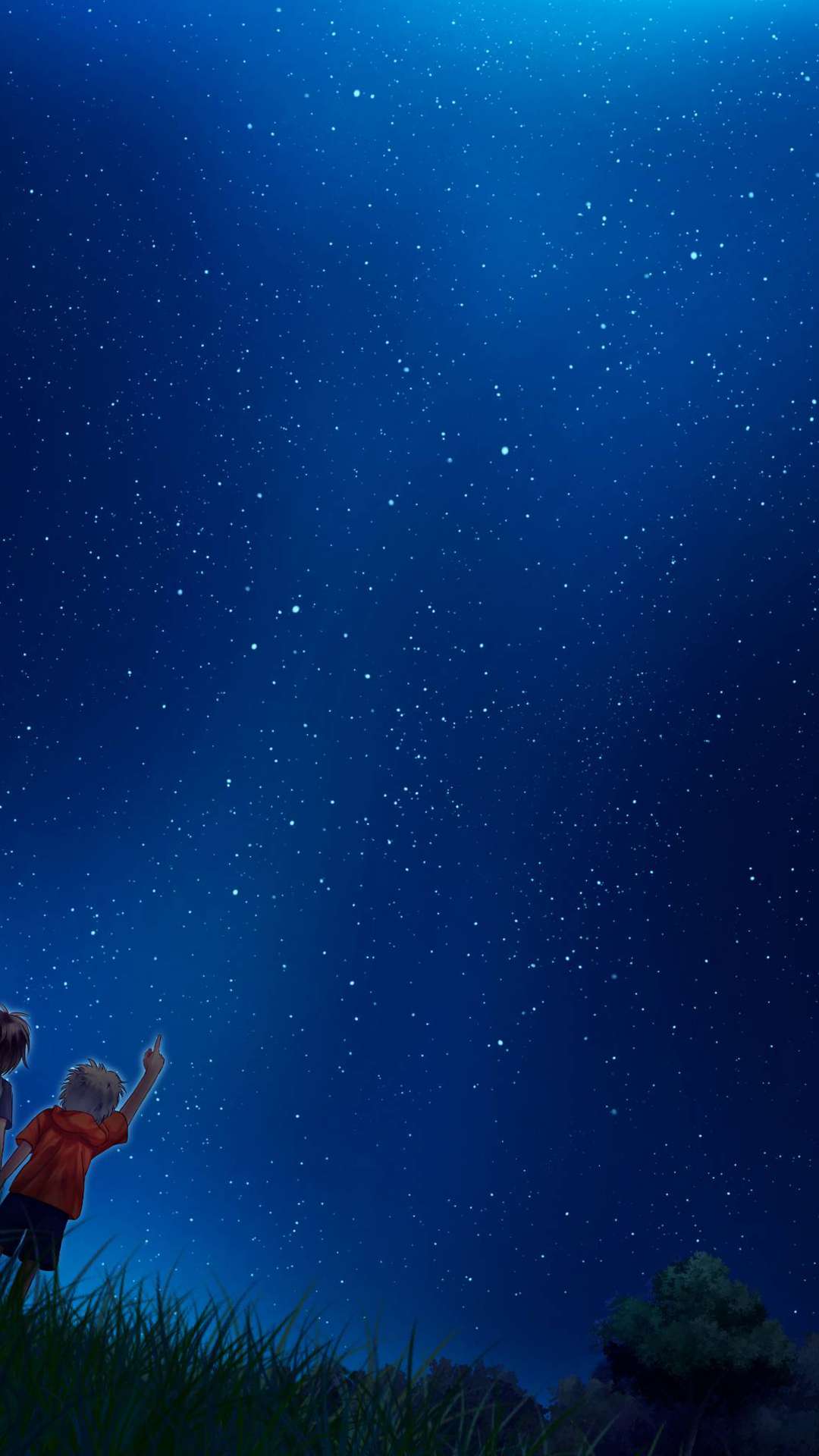 Anime Night Time Sky Wallpapers