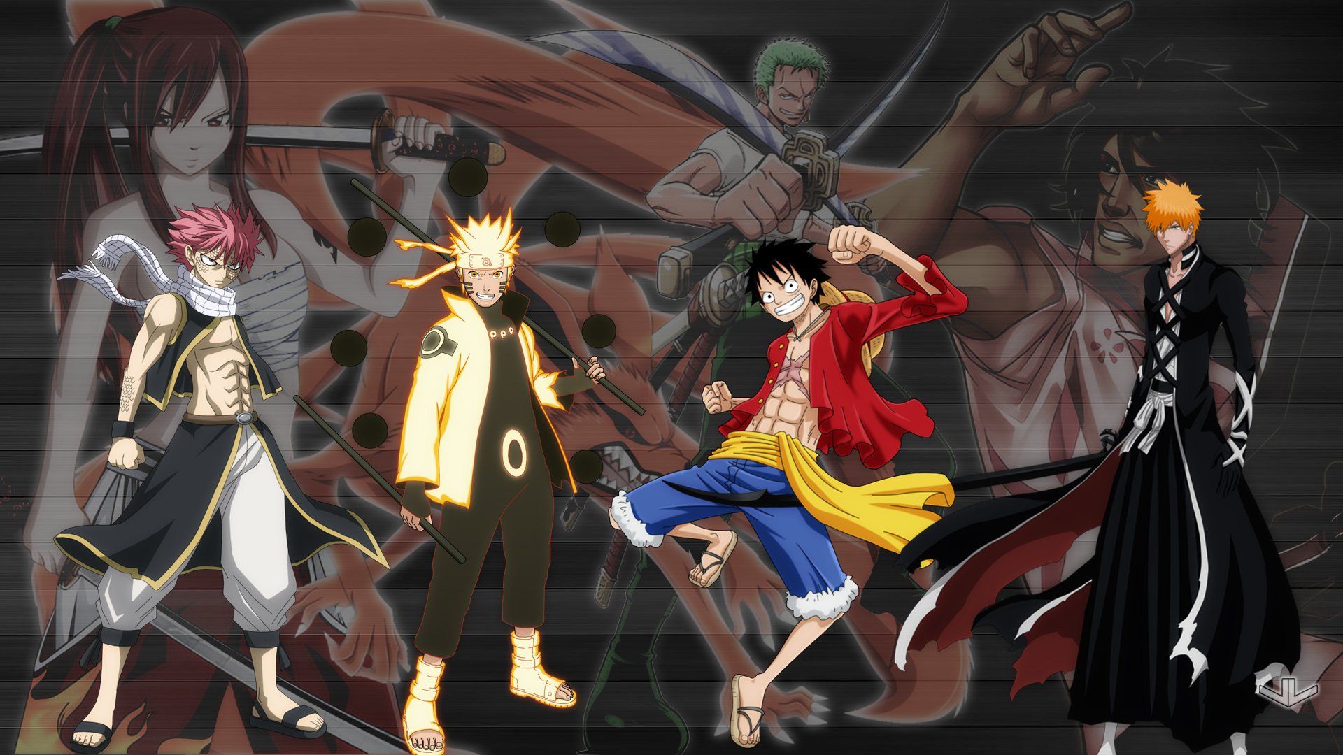 Anime One Piece And Naruto Wallpapers