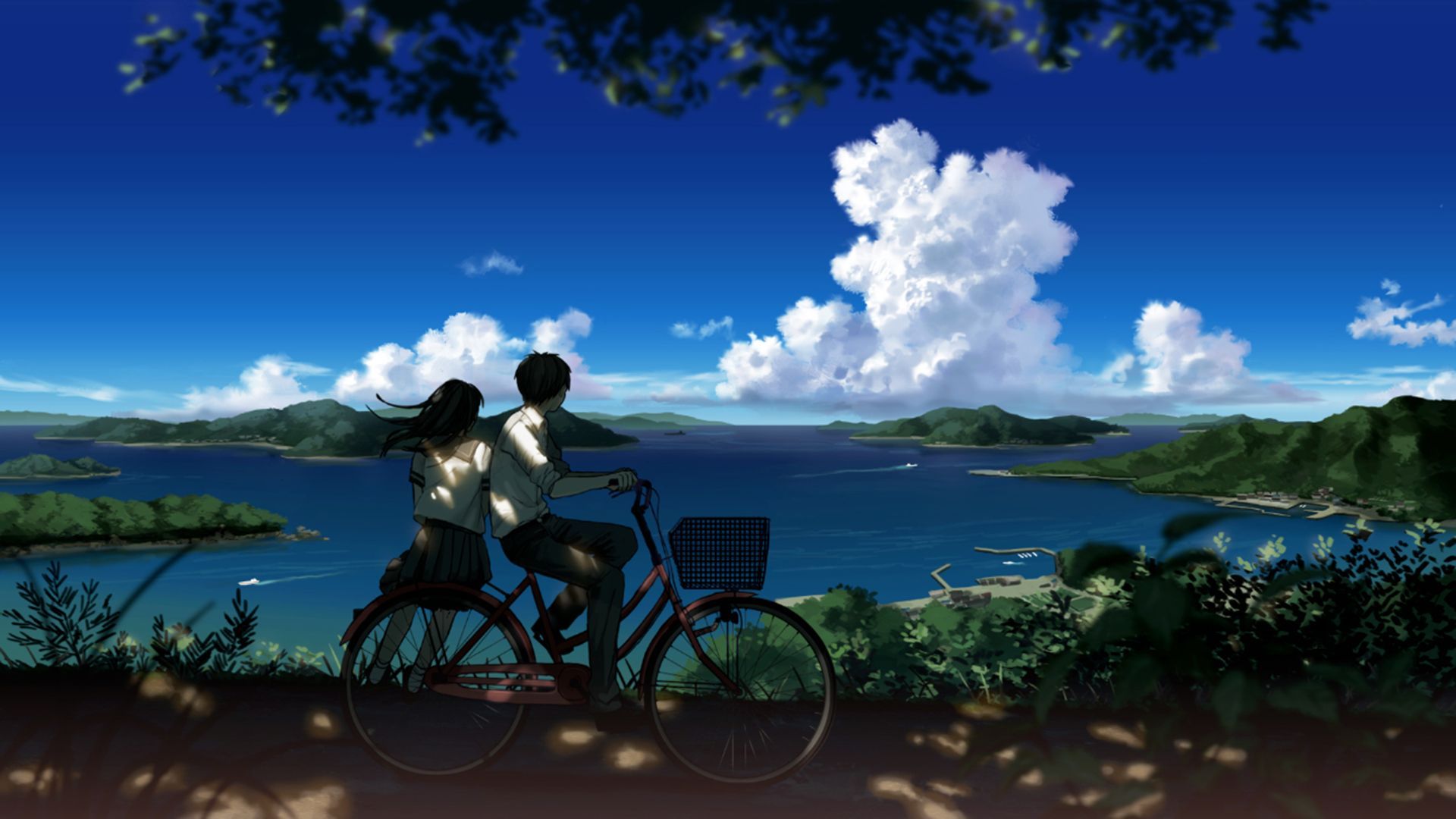 Anime Park Scenery Wallpapers