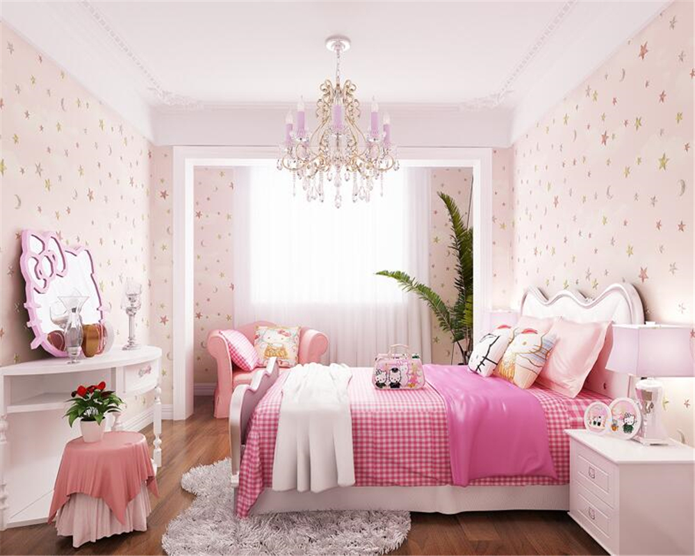 Anime Pink Bedroom Wallpapers