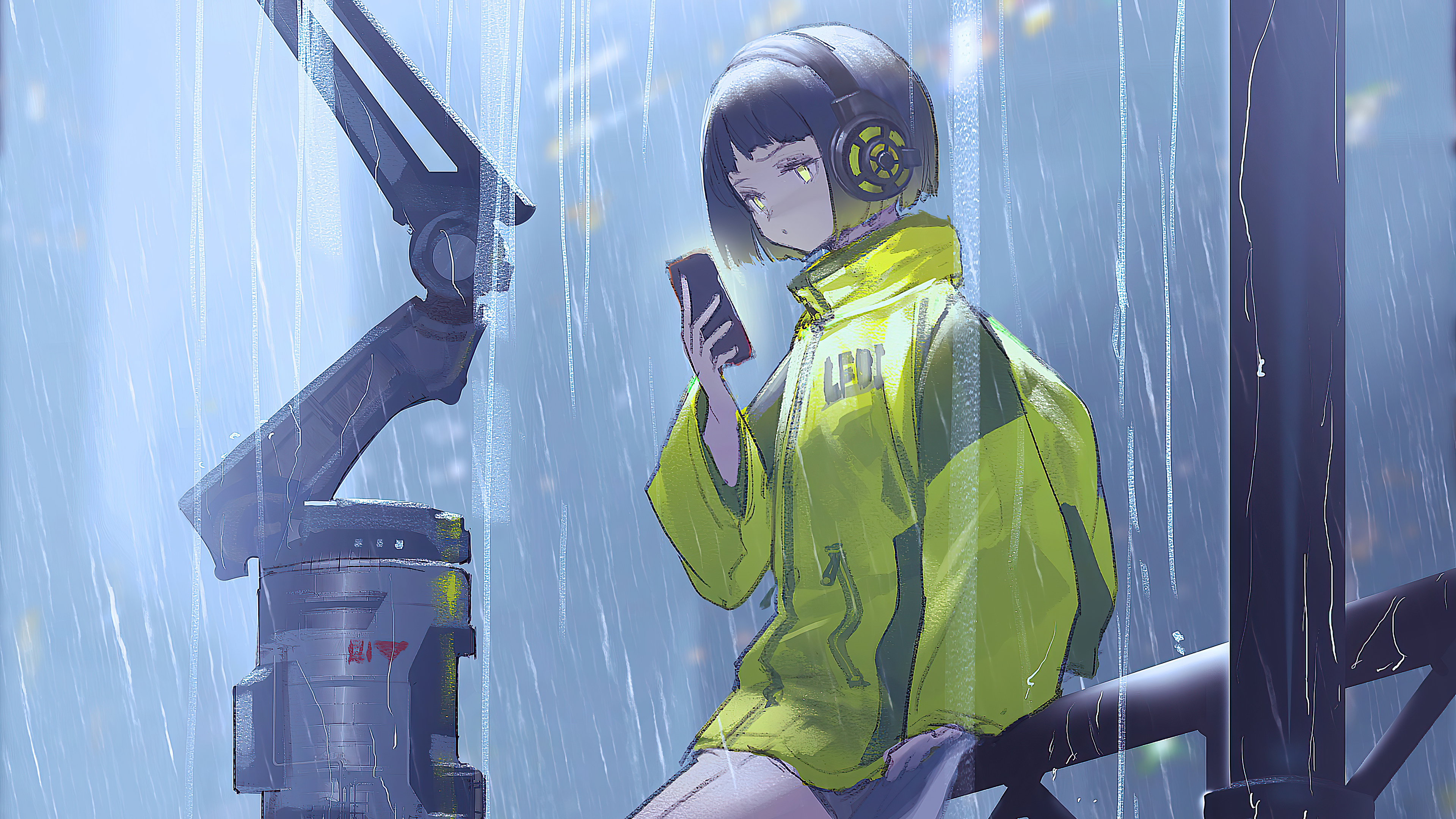 Anime Rain 4K Wallpapers