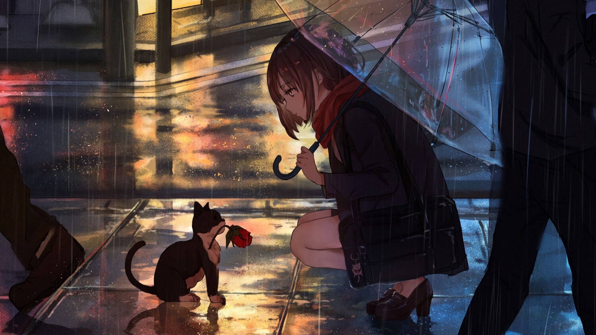 Anime Rain Live Wallpapers