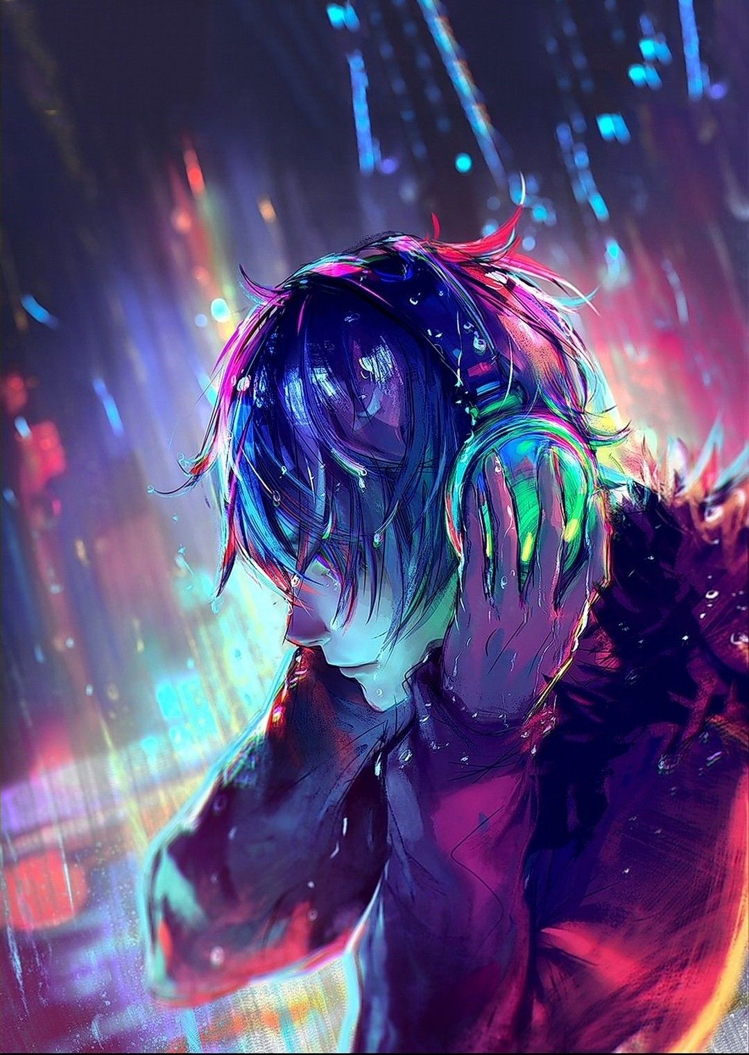 Anime Sad Boy 4K Wallpapers