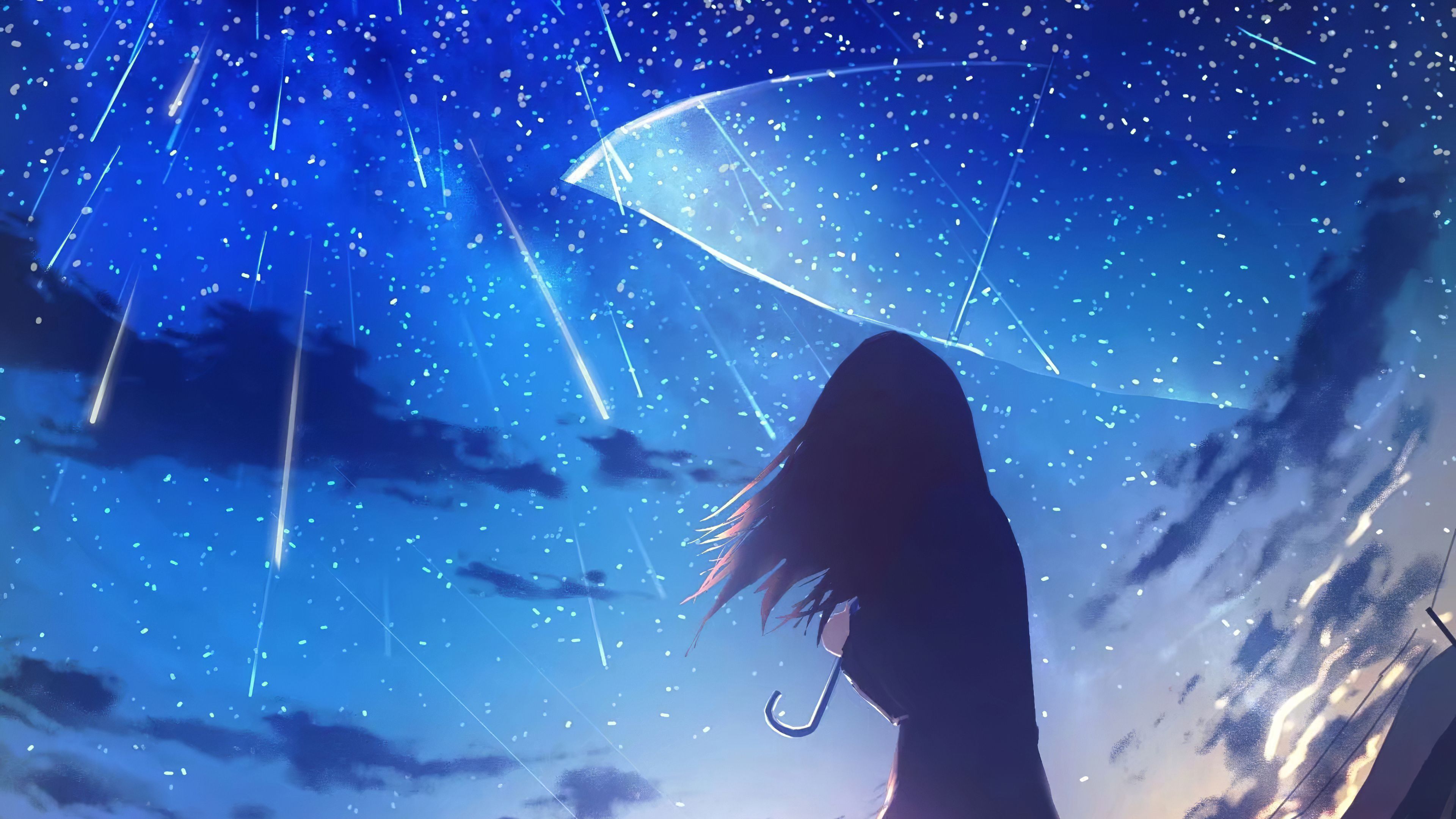 Anime Sad Rain Wallpapers