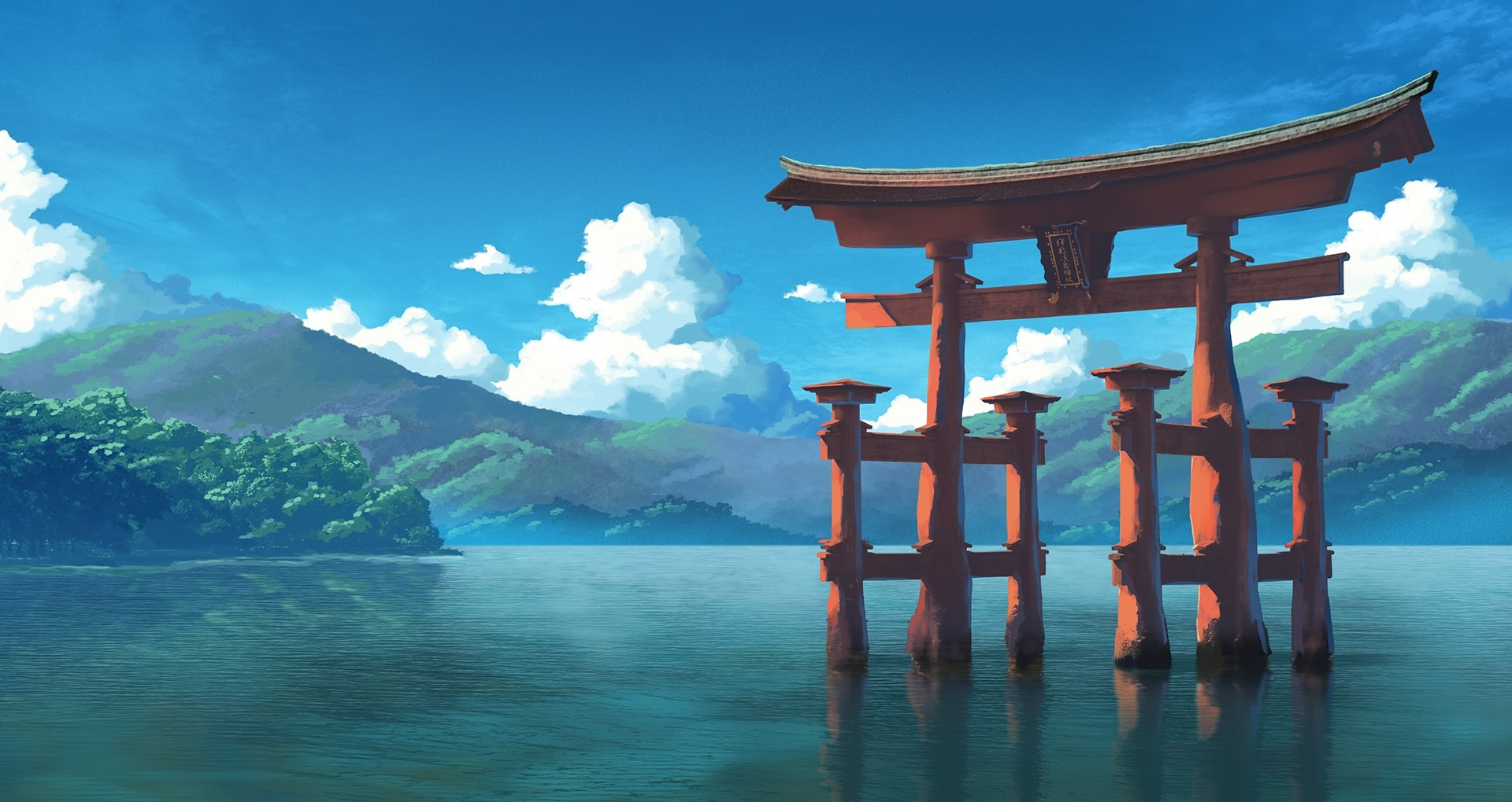 Anime Shrine Wallpapers