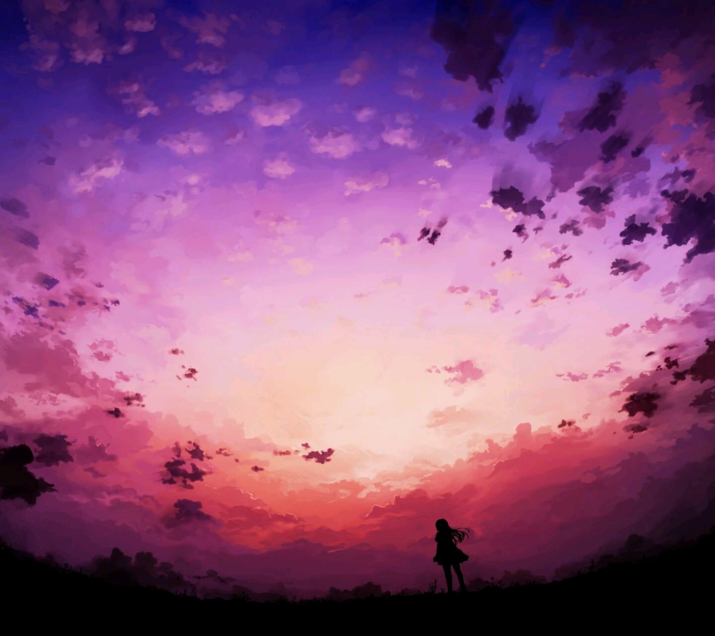 Anime Sky Sunset Wallpapers