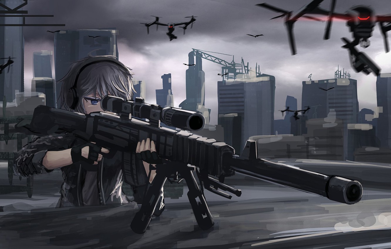 Anime Sniper Girl Wallpapers