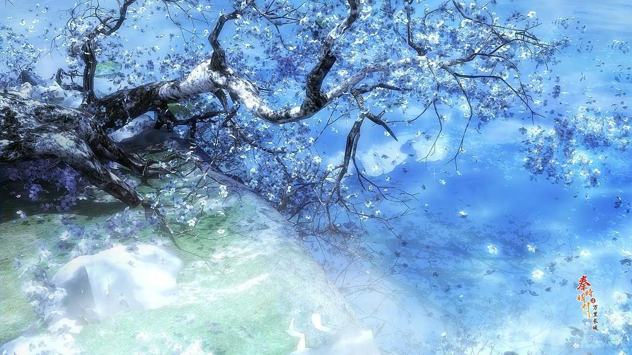 Anime Snow Scenery Wallpapers