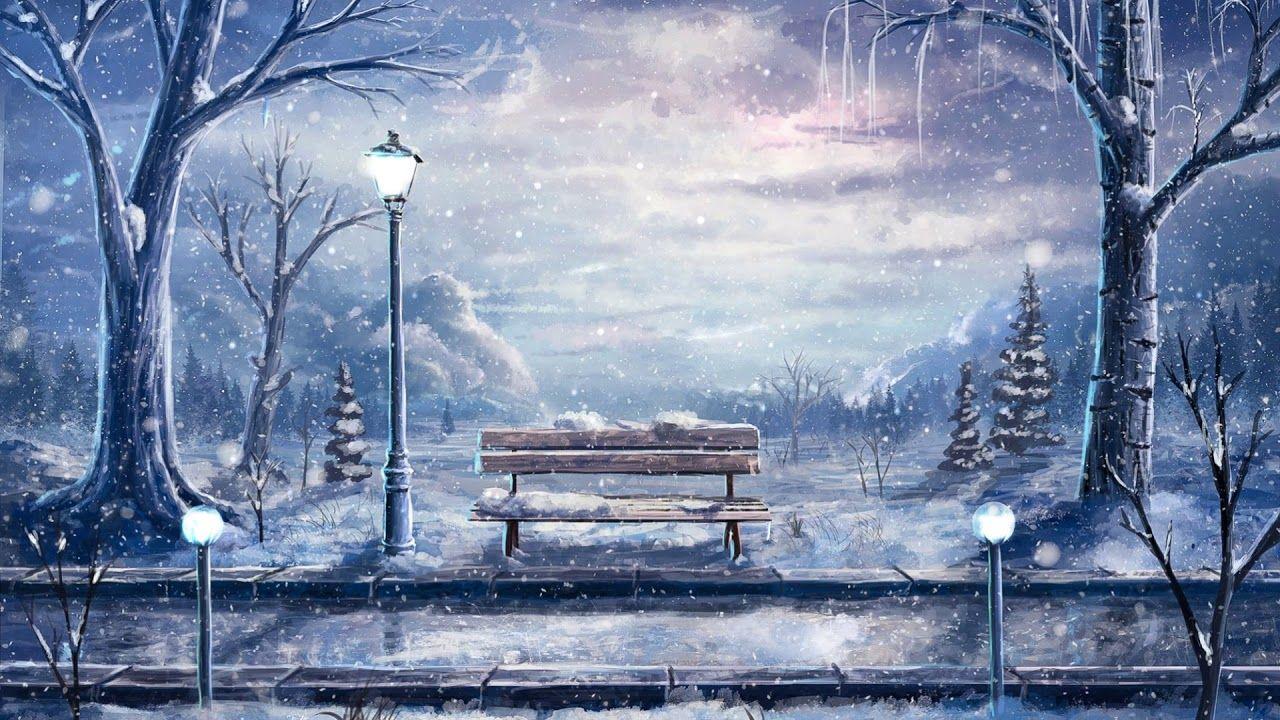 Anime Snow Scenery Wallpapers