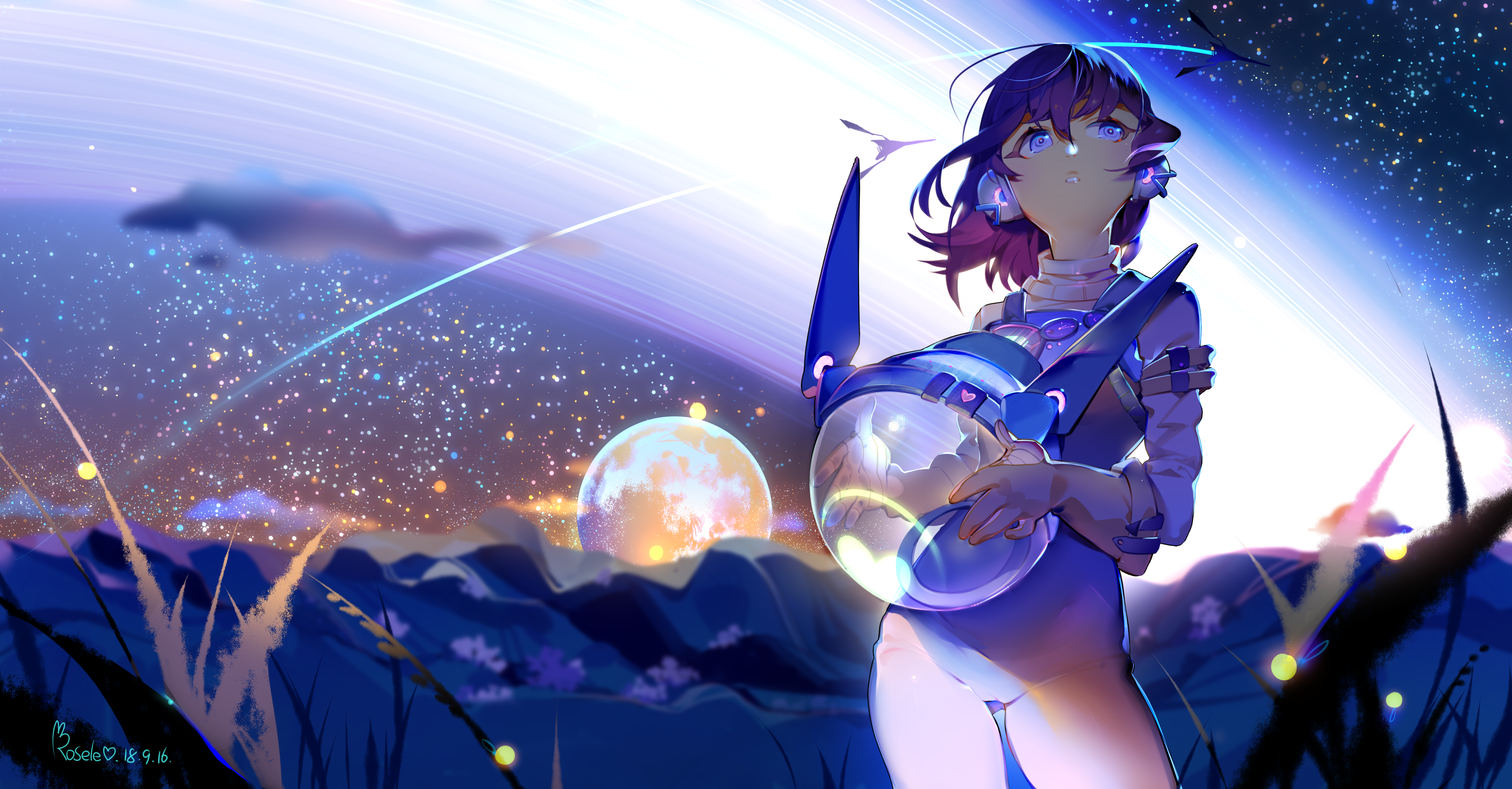 Anime Space Girl Wallpapers