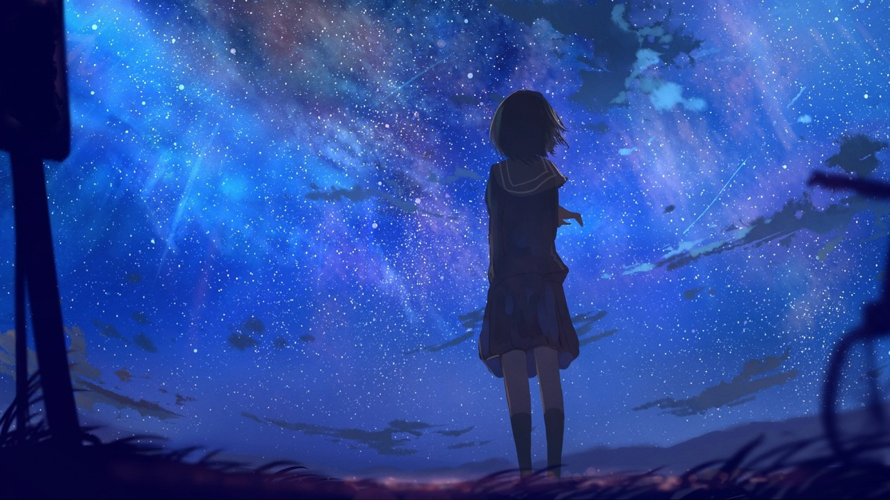 Anime Space Girl Wallpapers