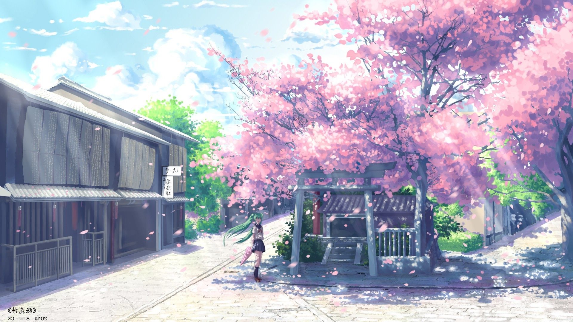 Anime Spring Hd Wallpapers