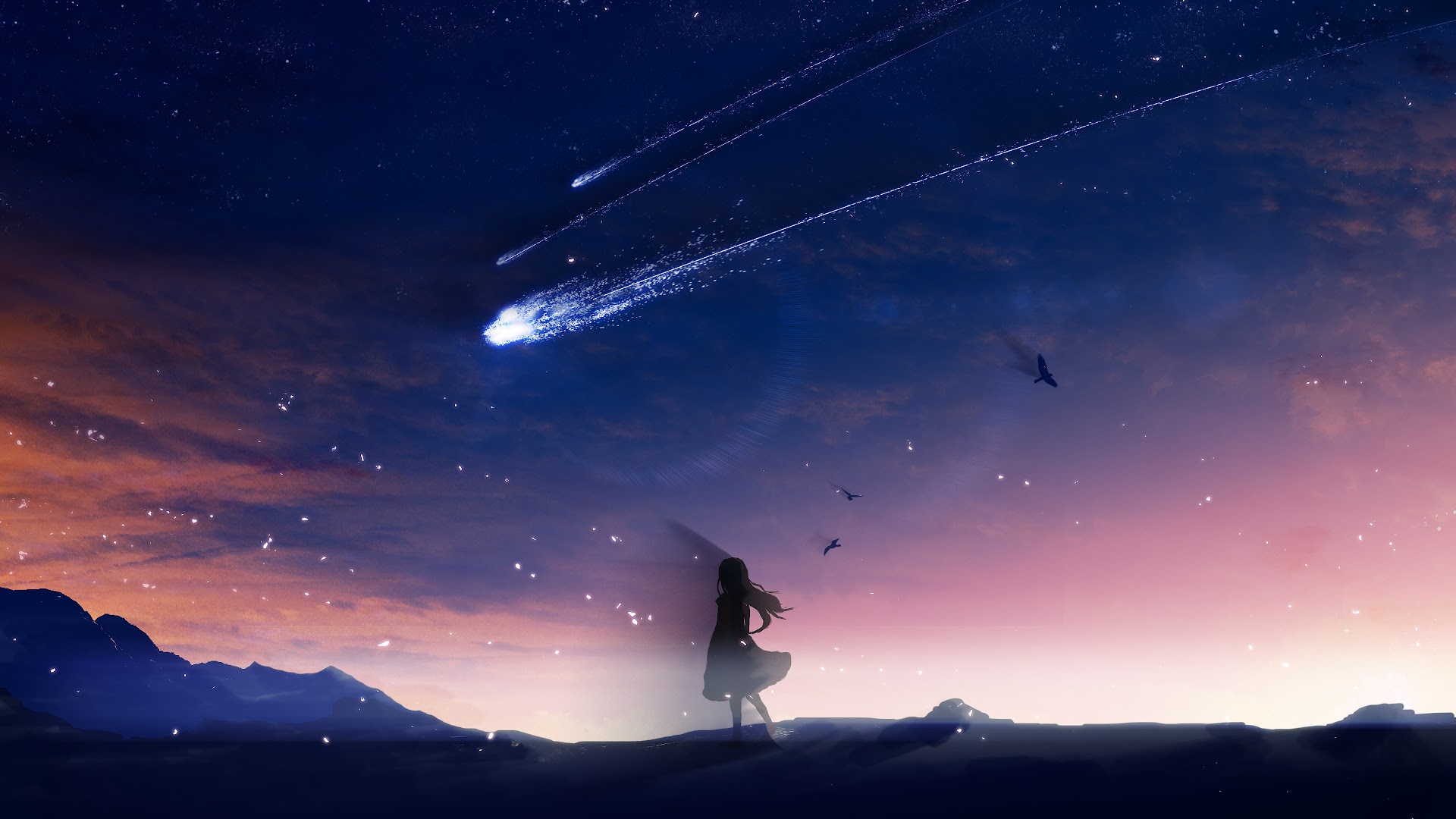 Anime Starry Sky Wallpapers