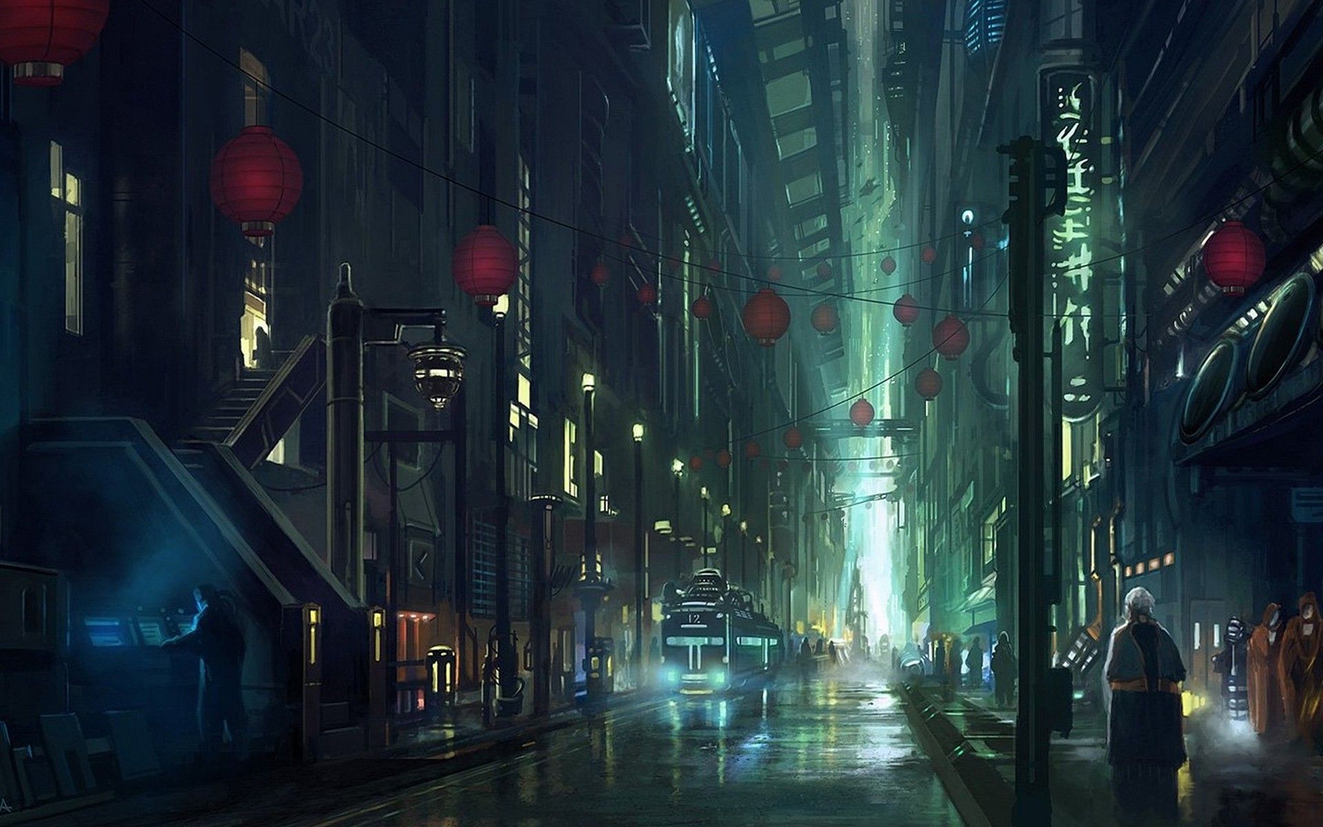 Anime Street Wallpapers