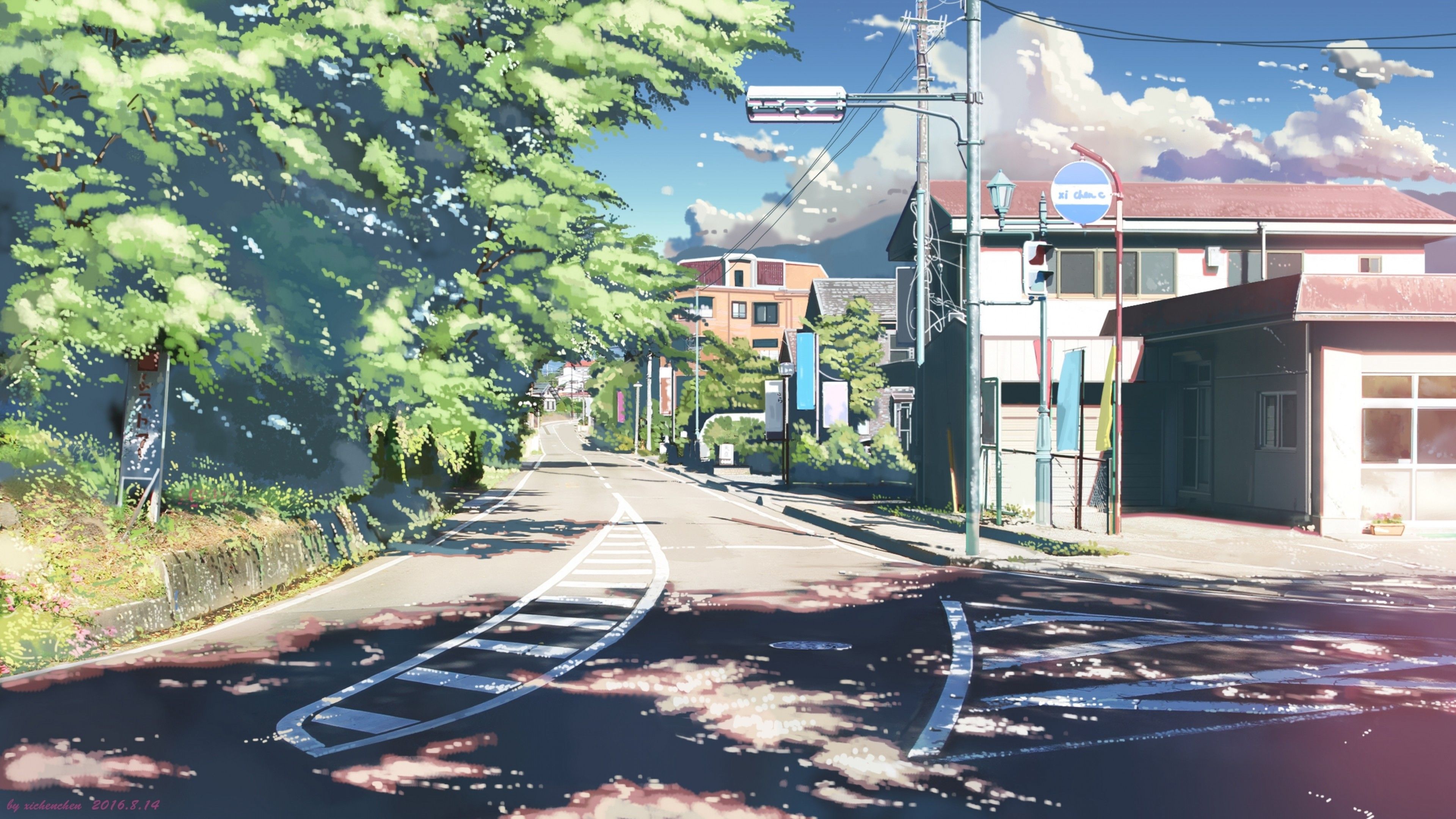 Anime Street 4K Wallpapers