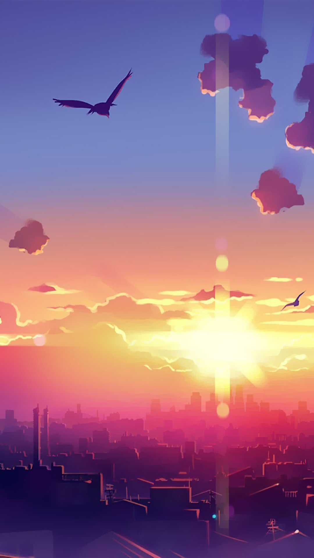 Anime Sunset Wallpapers