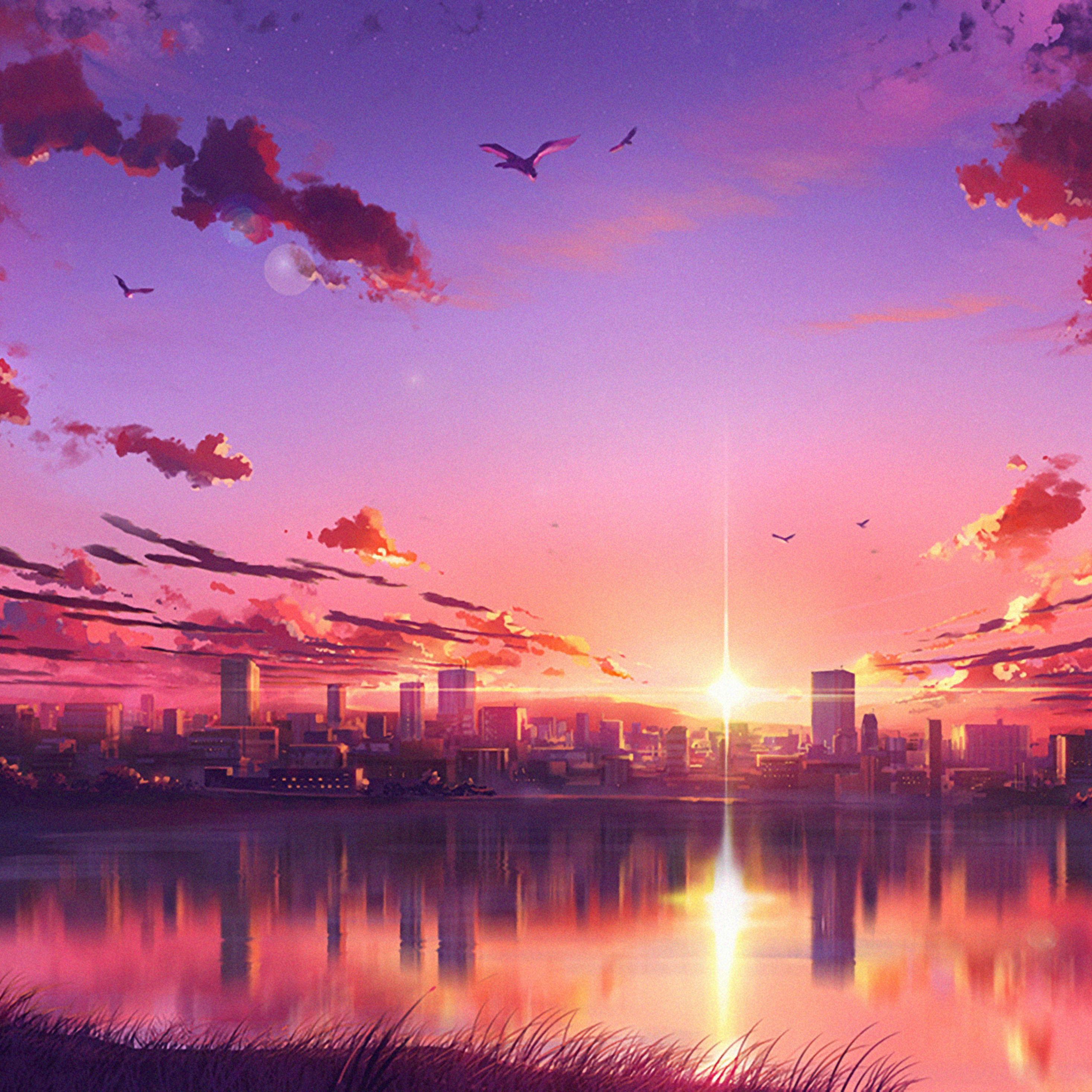 Anime Sunset Wallpapers