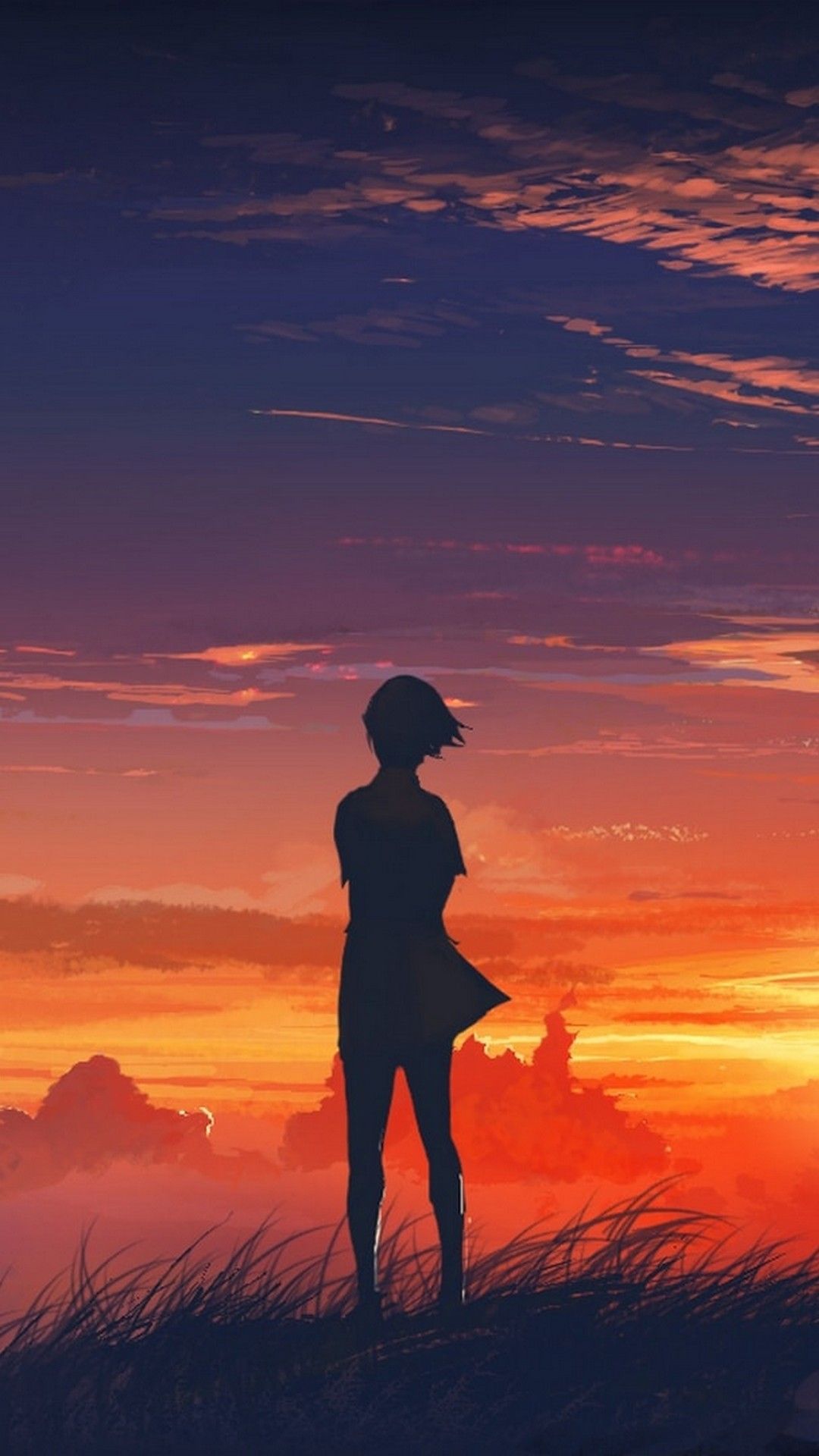 Anime Sunset Iphone Wallpapers