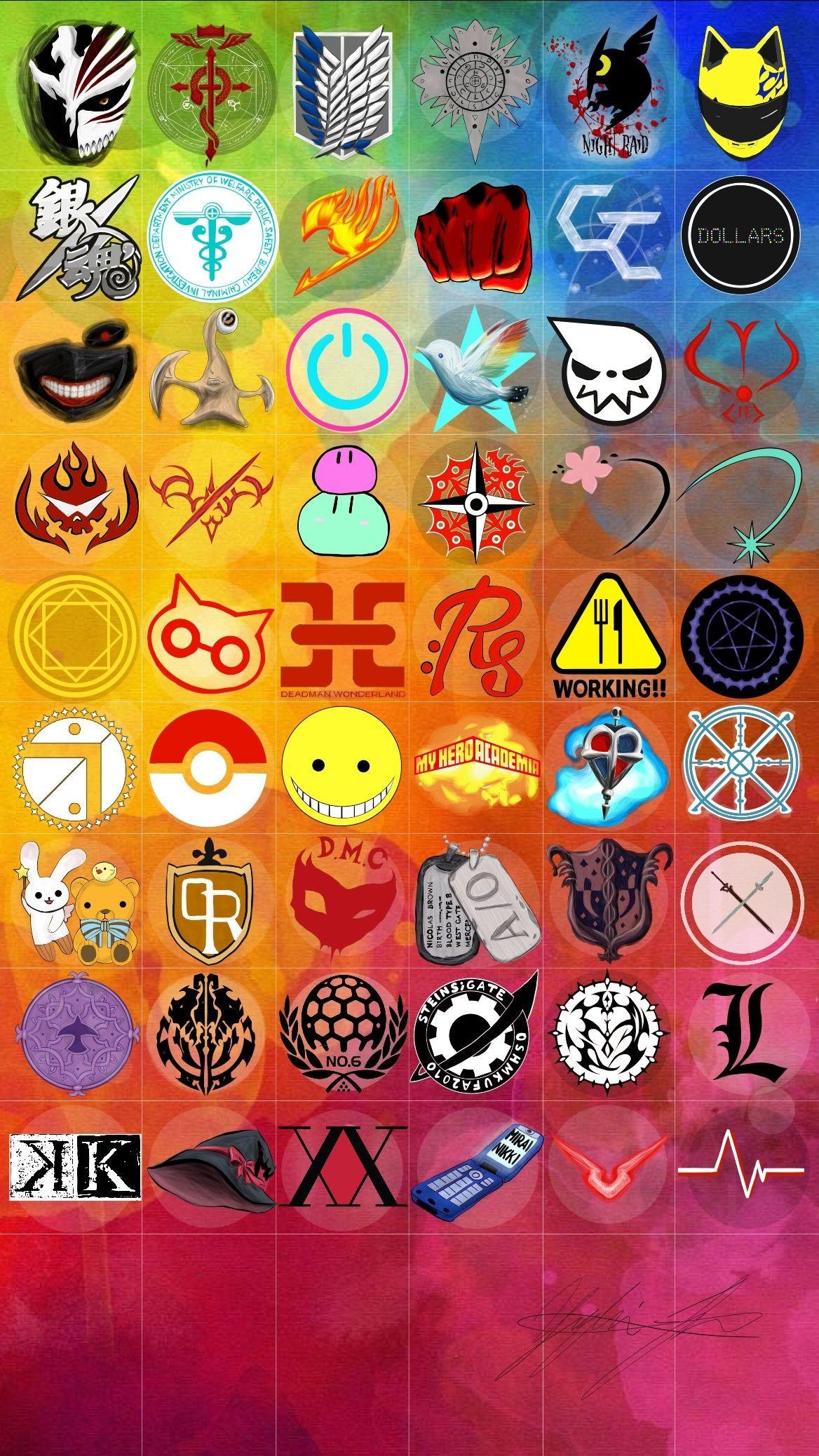 Anime Symbols Wallpapers