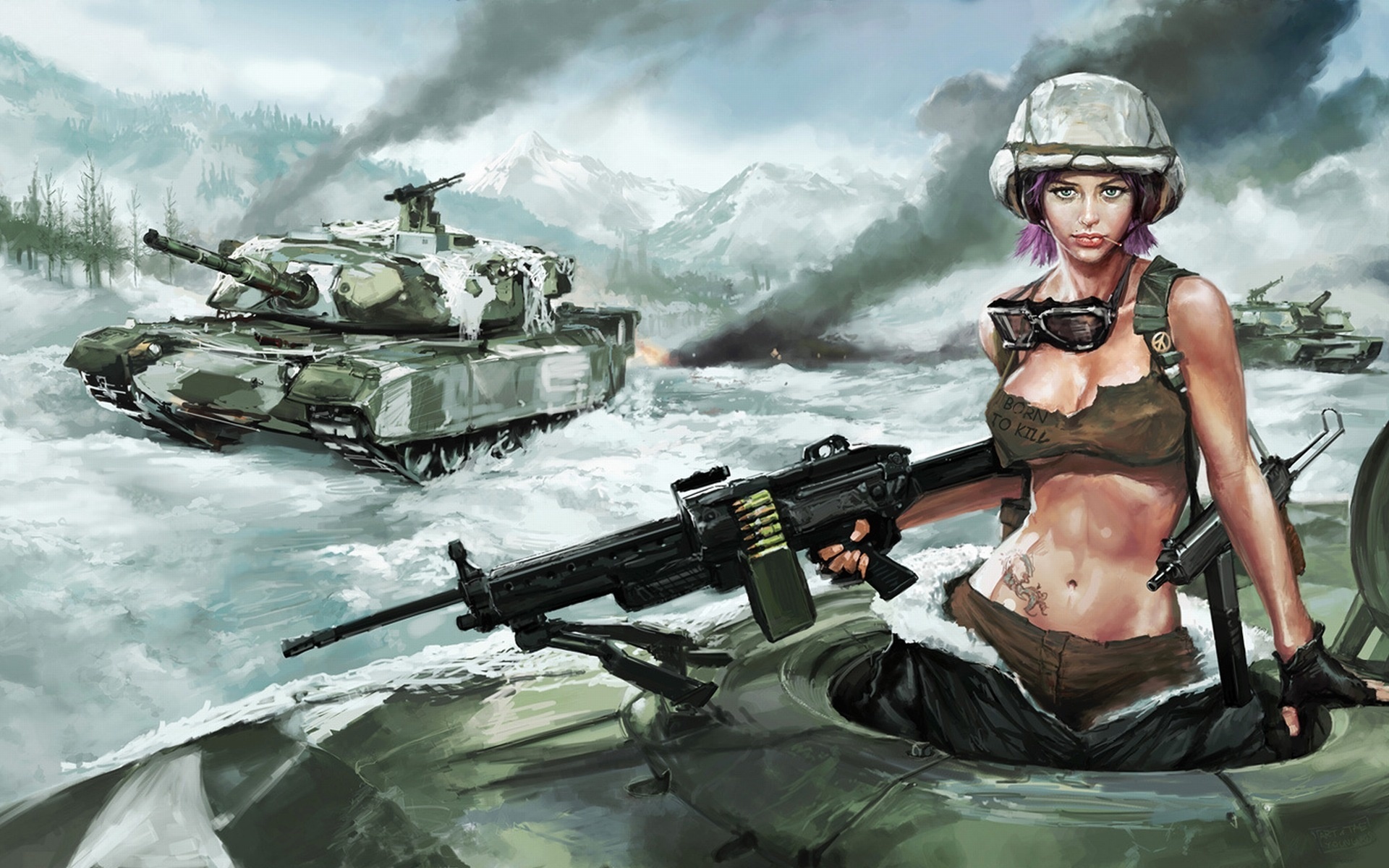 Anime Tanks Wallpapers