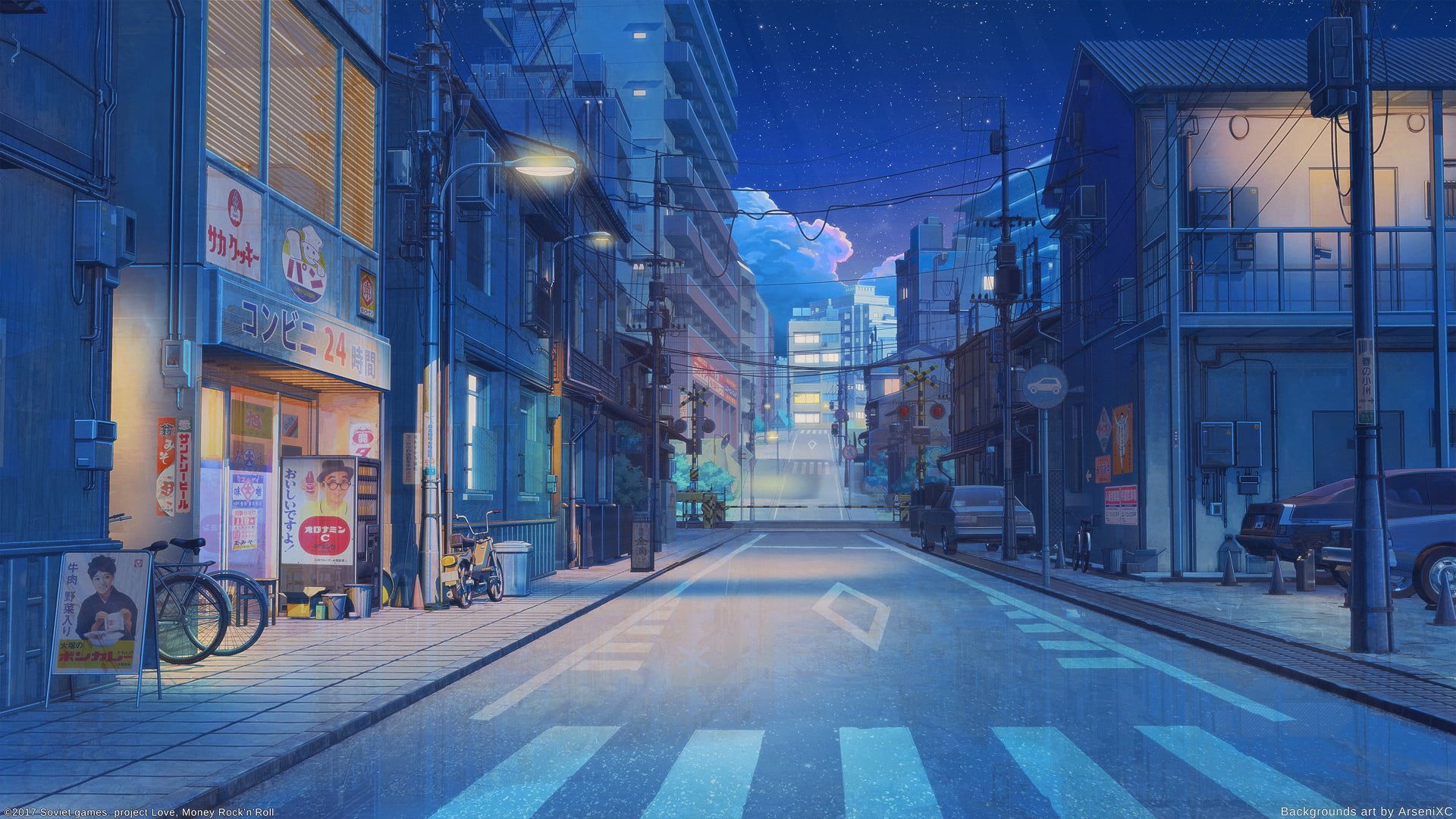 Anime Tokyo City Hd 1080P Wallpapers