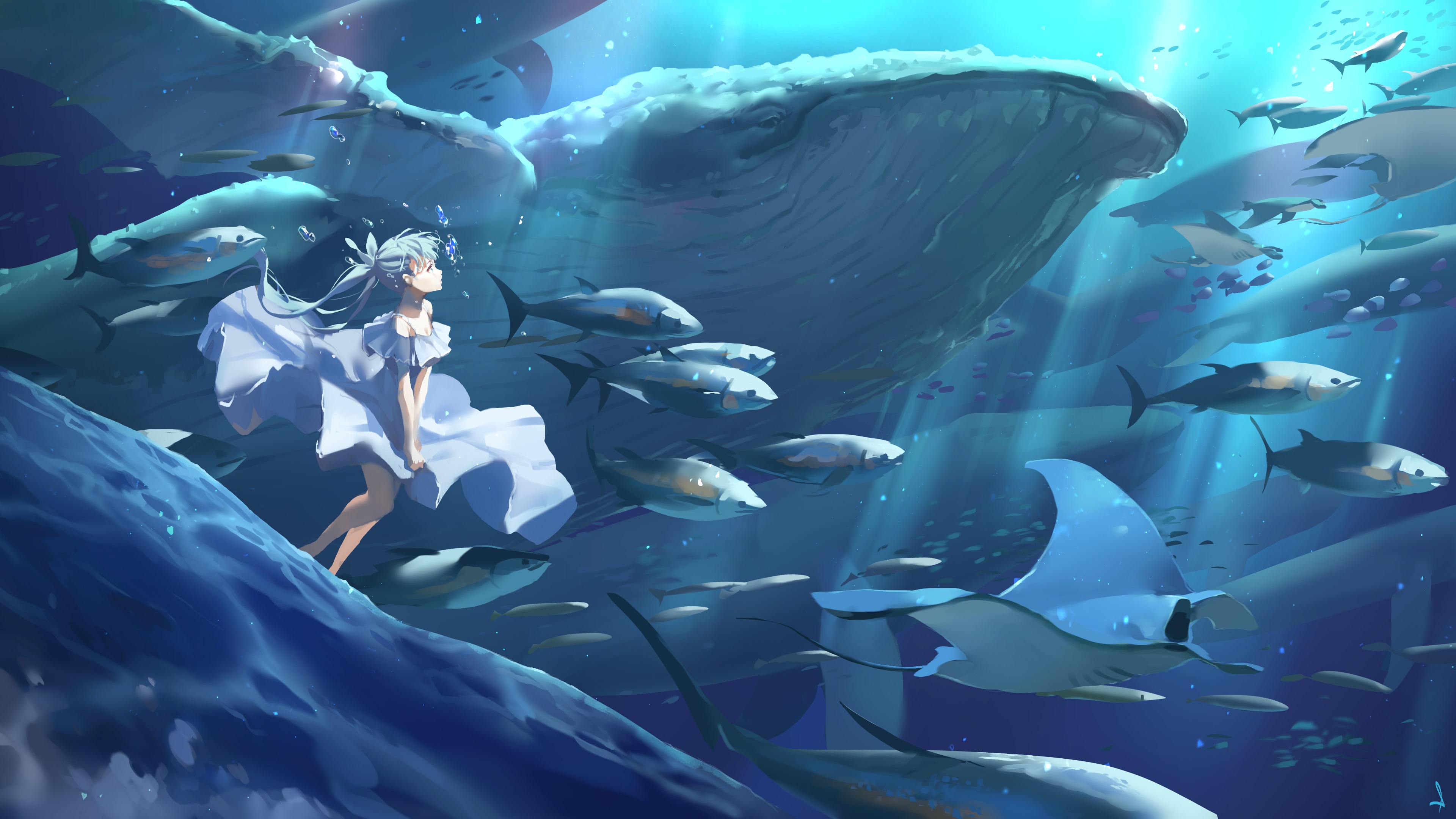 Anime Underwater Wallpapers