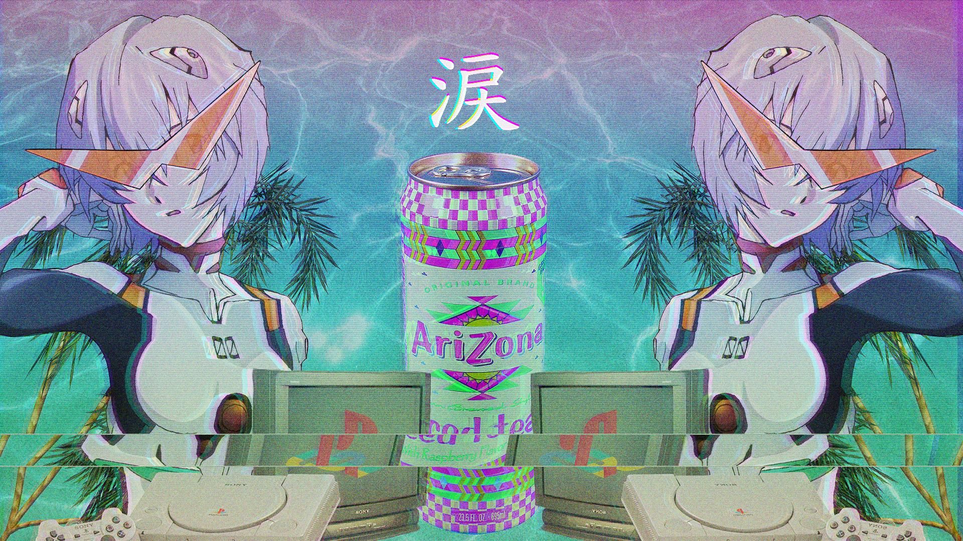 Anime Vaporwave Desktop Wallpapers