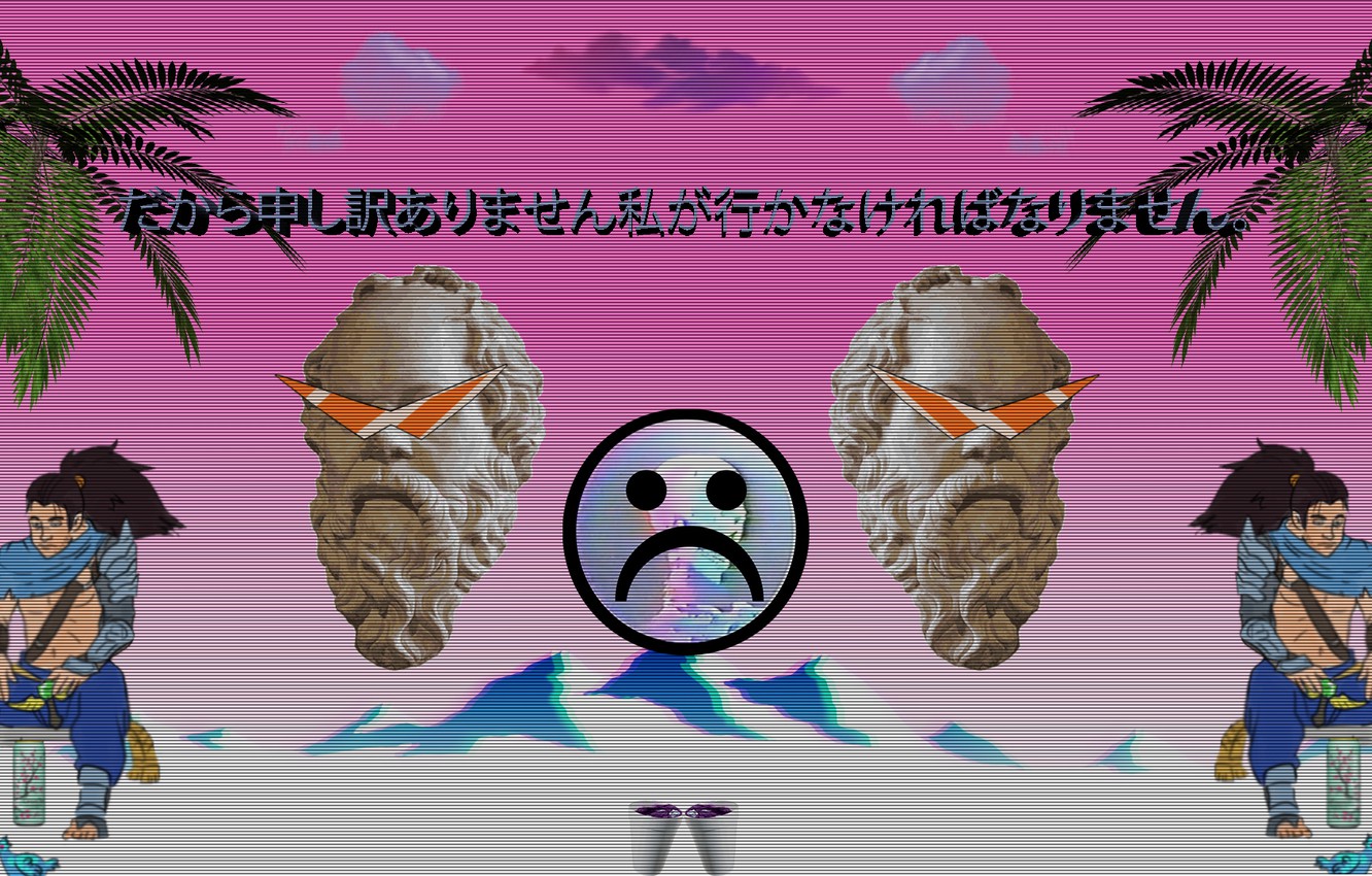 Anime Vaporwave Desktop Wallpapers