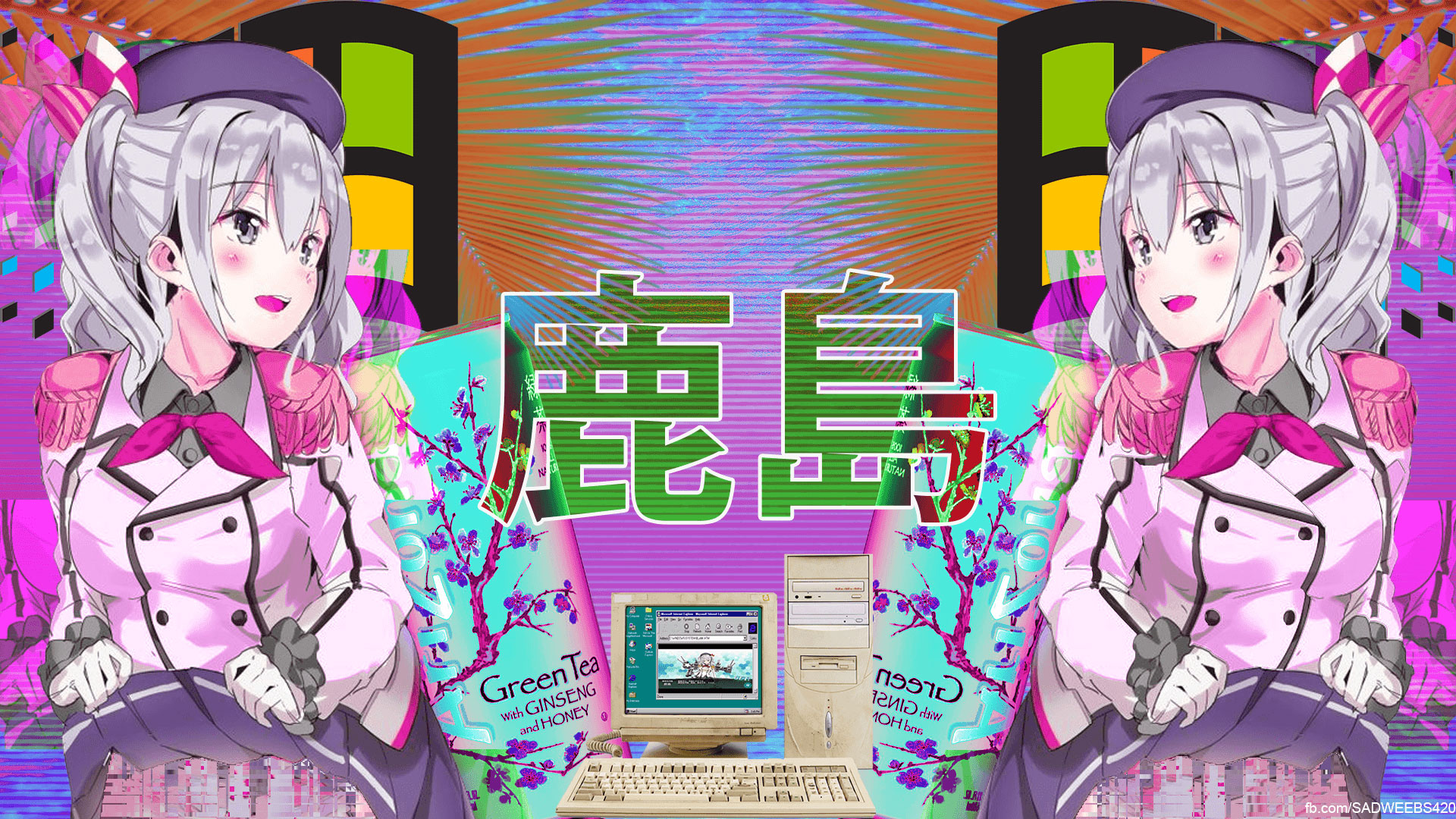 Anime Vaporwave Desktop Wallpapers
