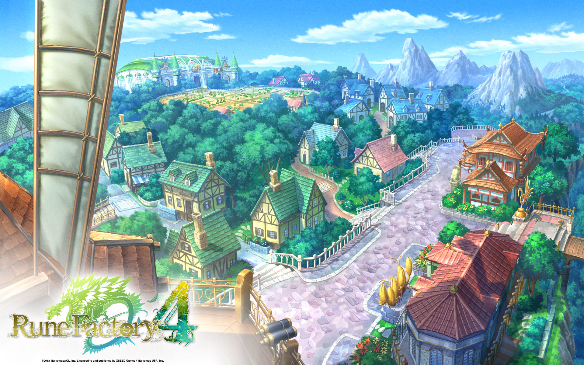 Anime Village Wallpapers