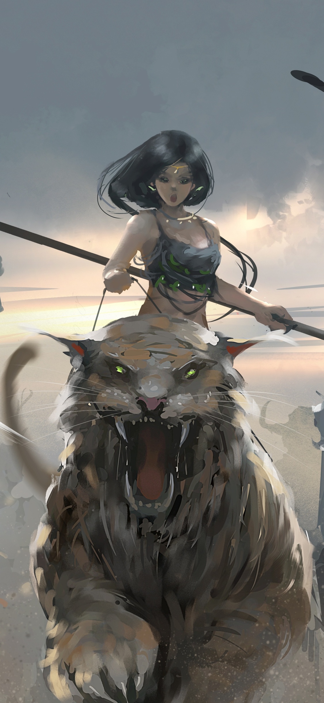 Anime Warrior Girl Wallpapers