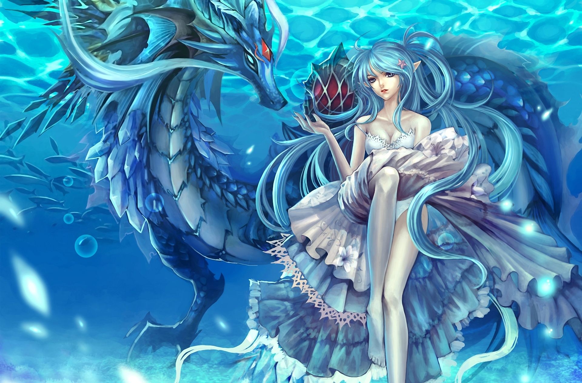 Anime Water Dragon Wallpapers