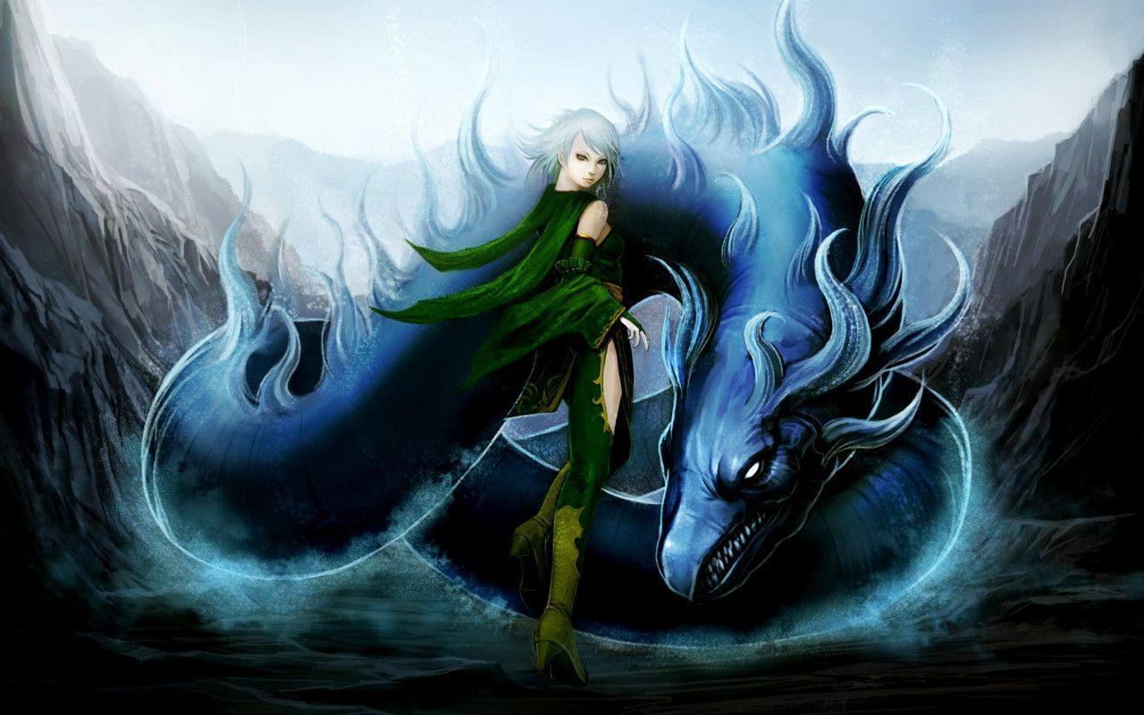 Anime Water Dragon Wallpapers