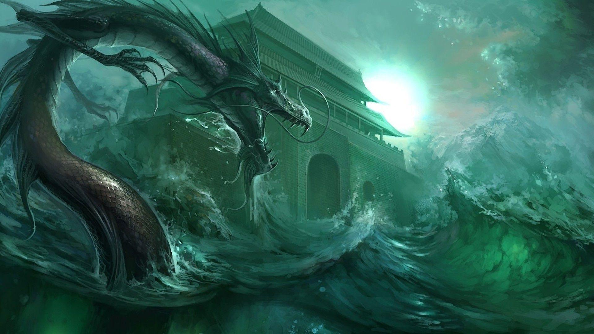 Anime Water Dragon Wallpapers