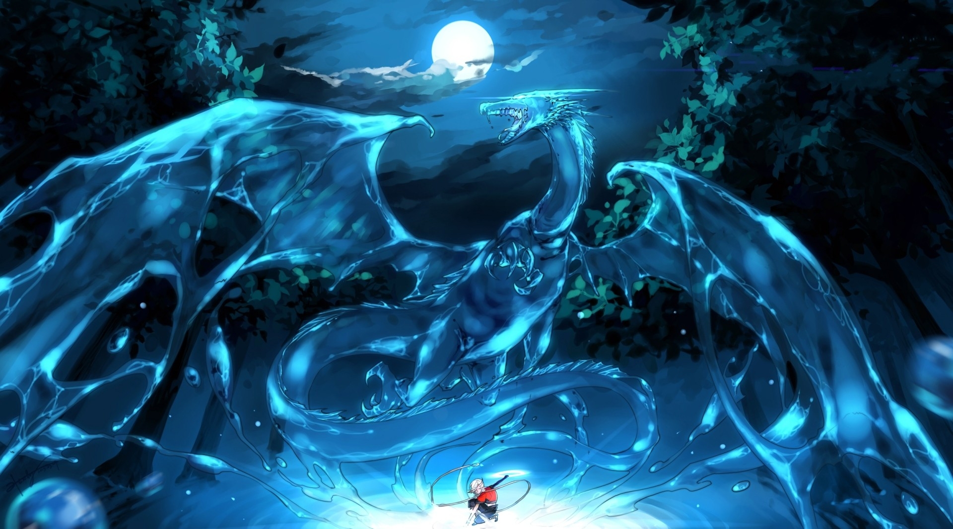 Anime Water Dragon Wallpapers