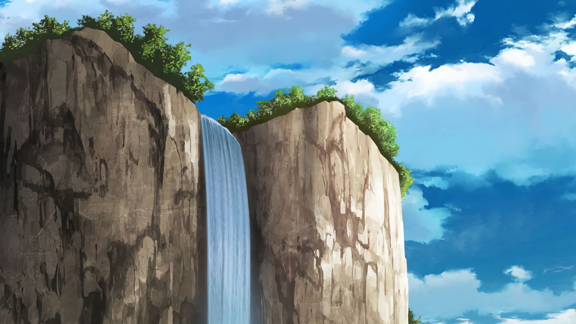 Anime Waterfall Wallpapers